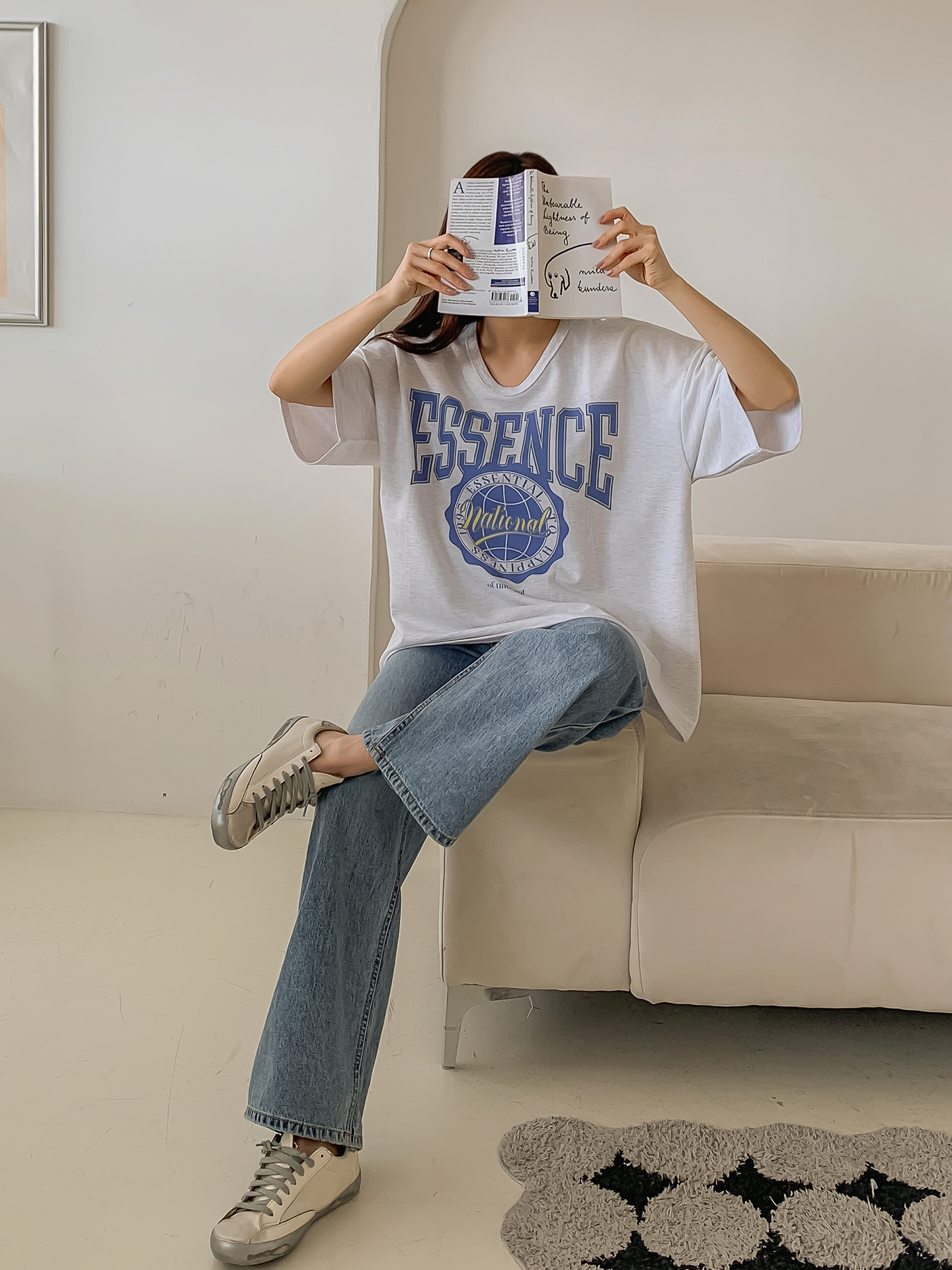 ESSENCEエンブレムボクシーTシャツ | 詳細画像8