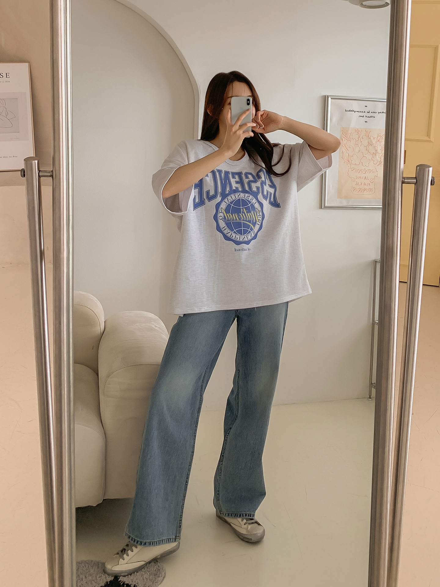 ESSENCEエンブレムボクシーTシャツ | 詳細画像14