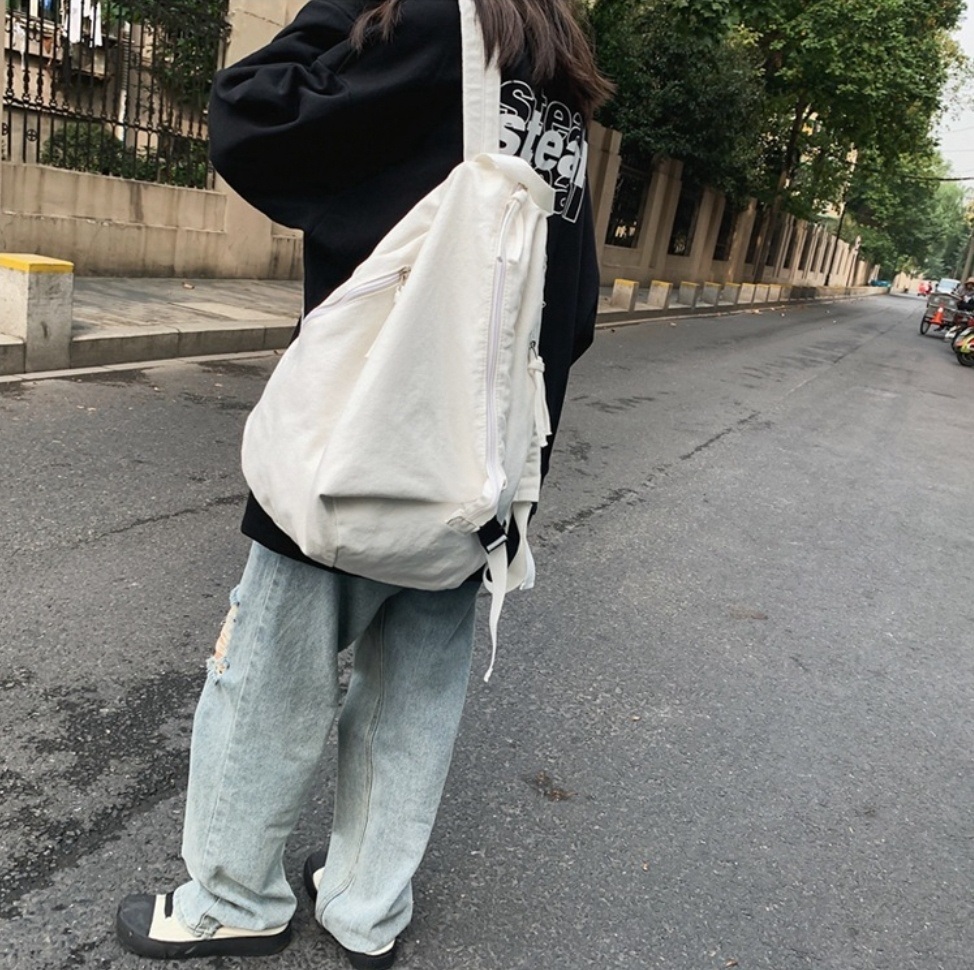 マルチジップポケットコットンバックパック | 詳細画像2