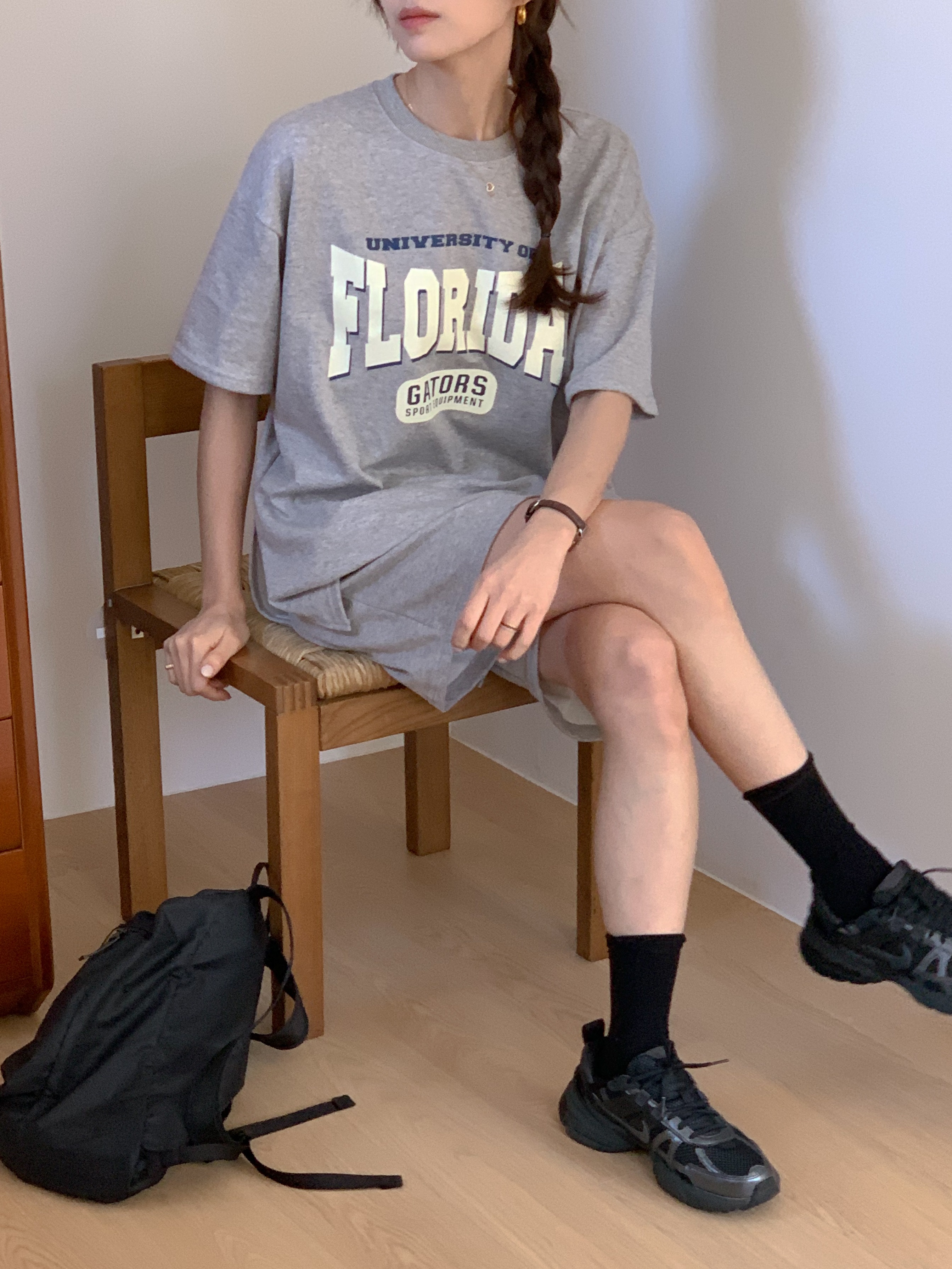 FLORIDAスリット半袖Tシャツ&ドロストハーフパンツSET | 詳細画像18