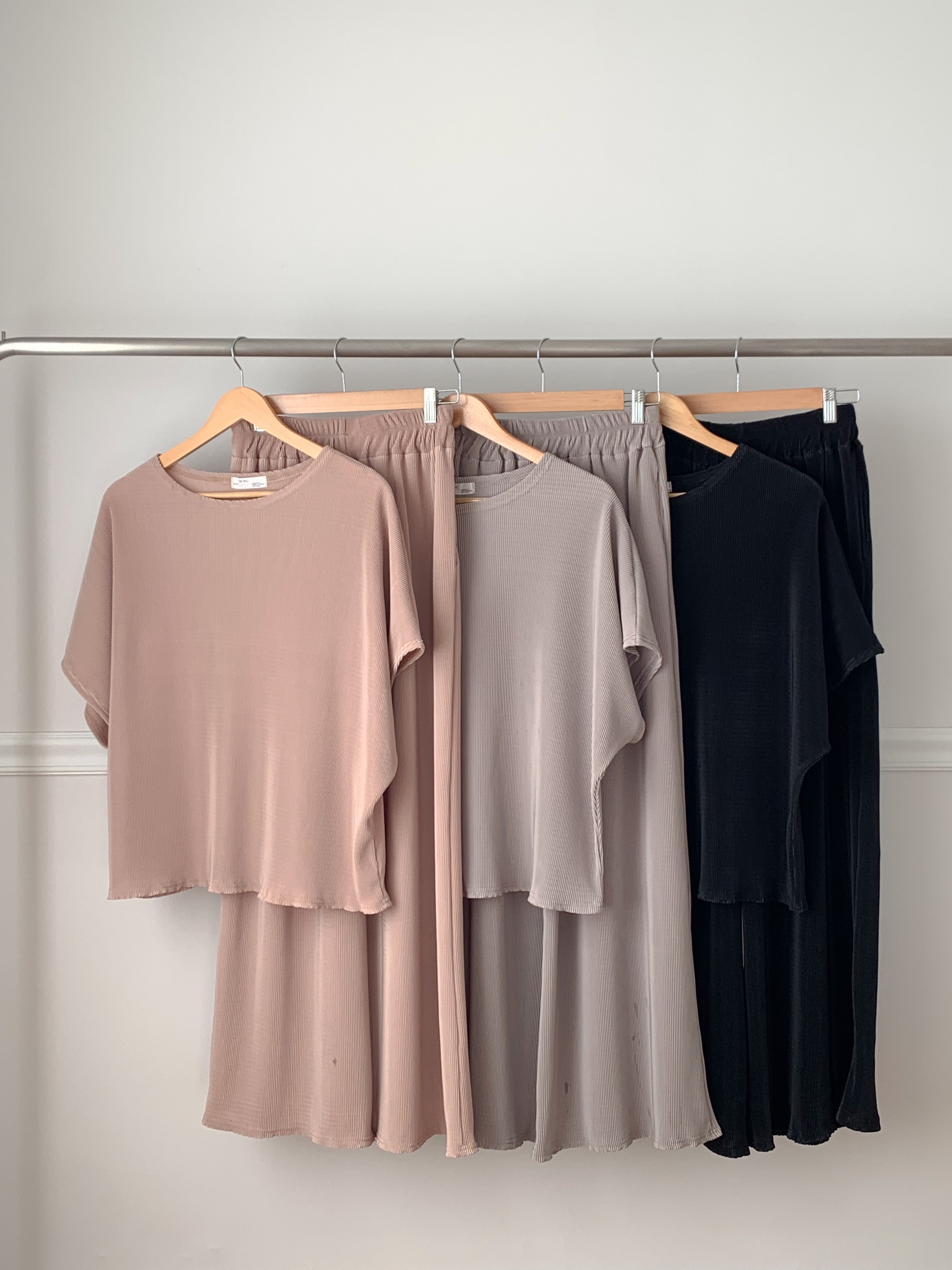 リブドルマン半袖Tシャツ&ワイドパンツSET | 詳細画像21