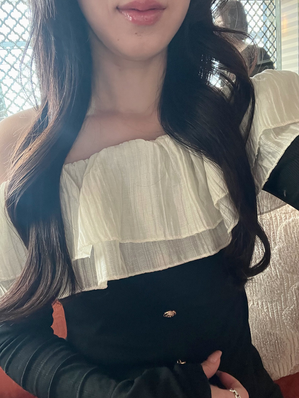 オフショルフリルTシャツ | 詳細画像7