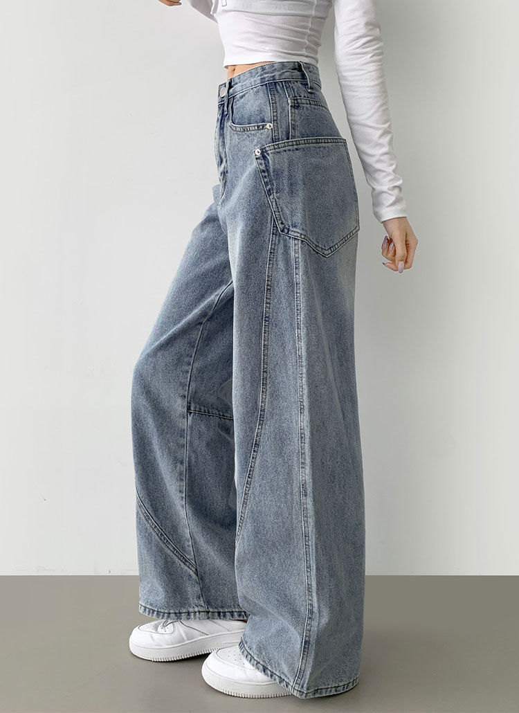 3TYPEサイドポケットラインデニムパンツ | レディース