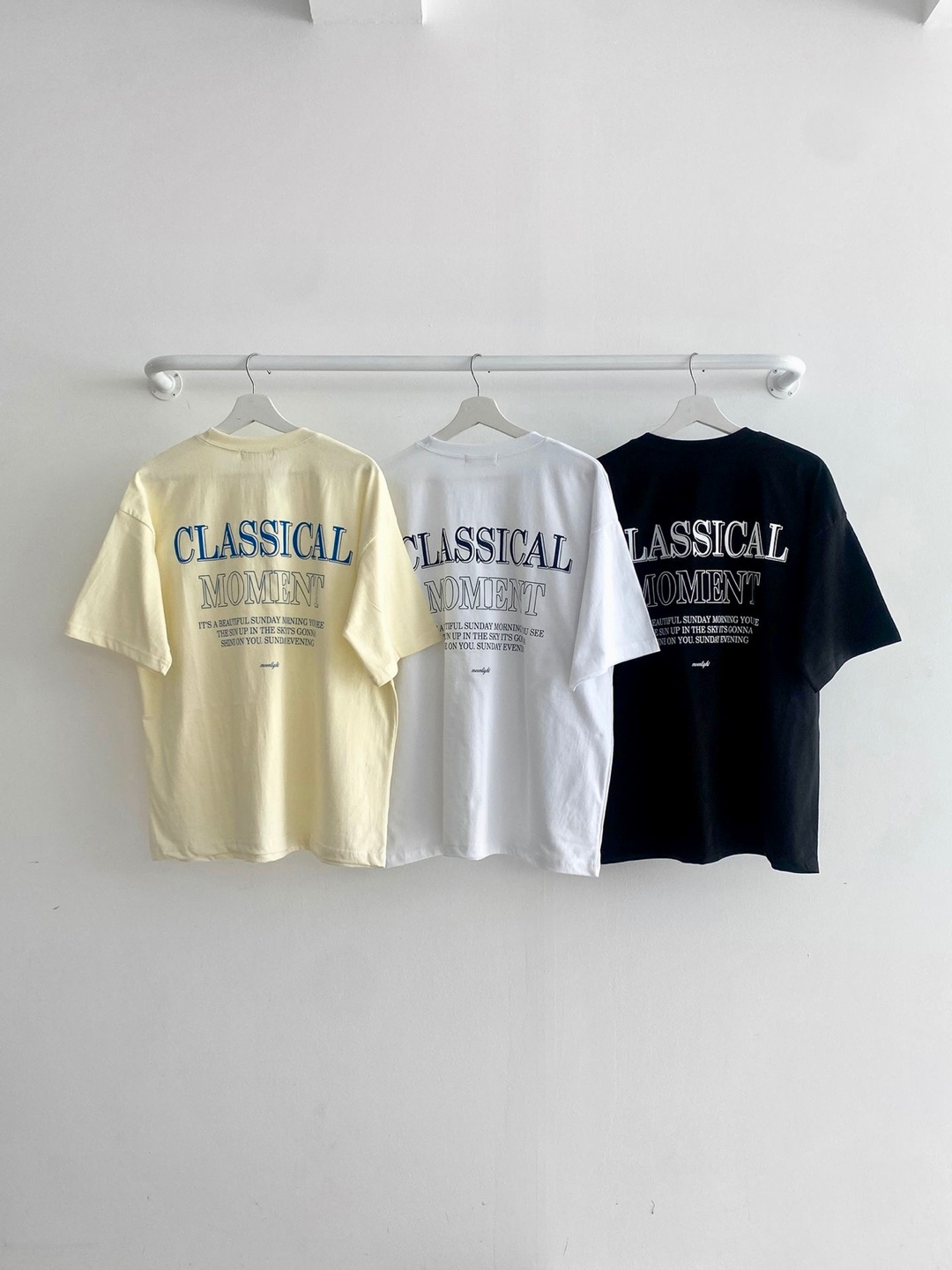 リボンバックレタリングボクシー半袖Tシャツ | 詳細画像10