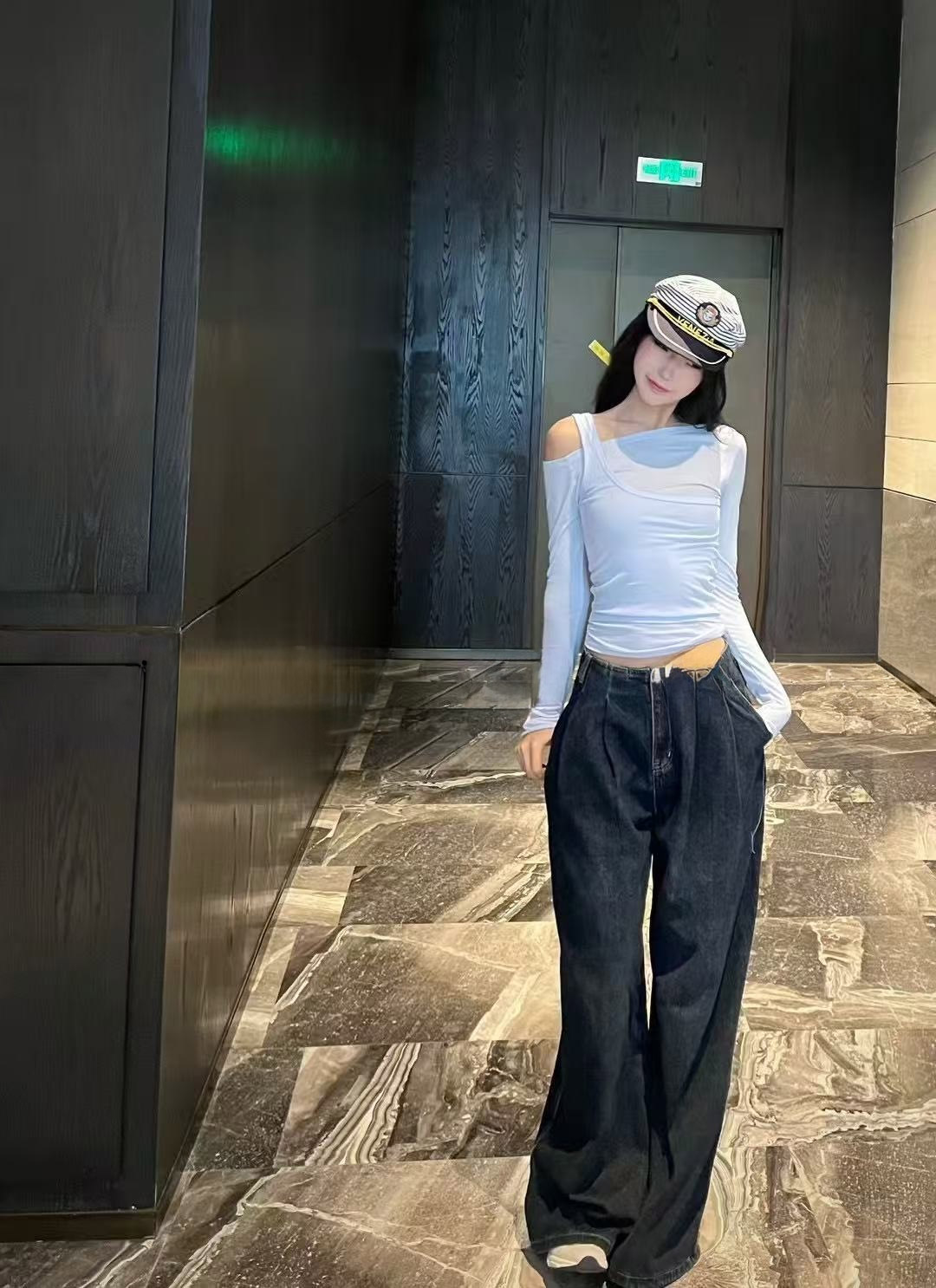 ワンショルレイヤードスリムTシャツ | 詳細画像2