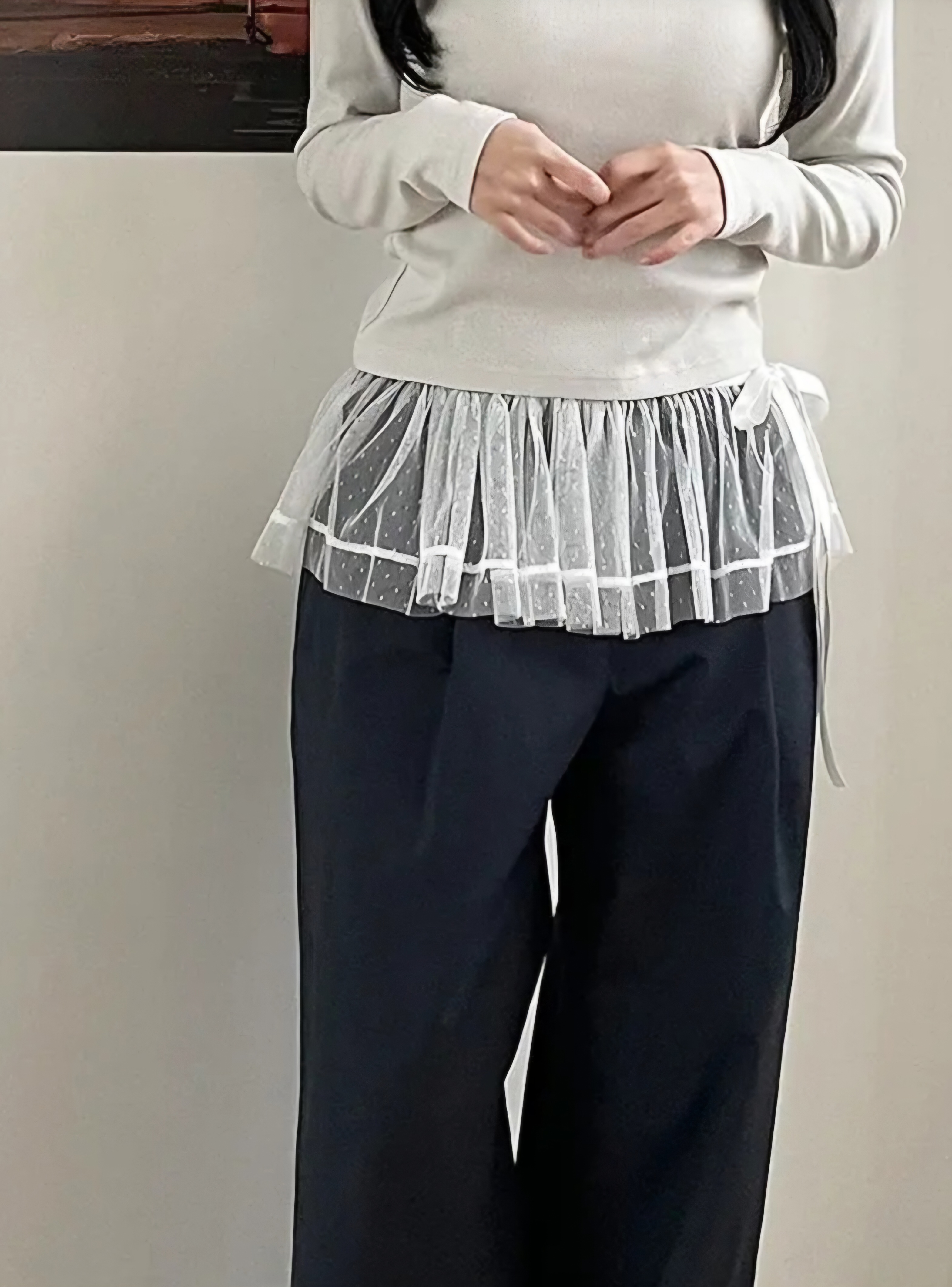 ドットレースレイヤードミニスカート | 詳細画像5