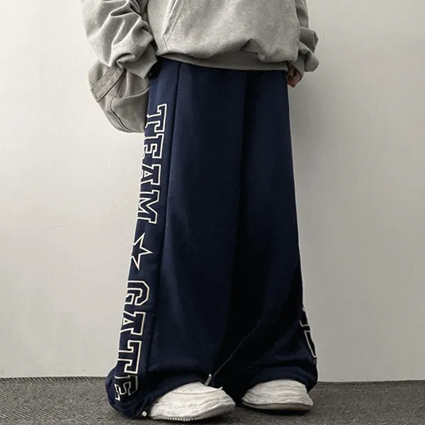 2WAYサイドスターレタリングスウェットパンツ | hijjoo | 詳細画像1