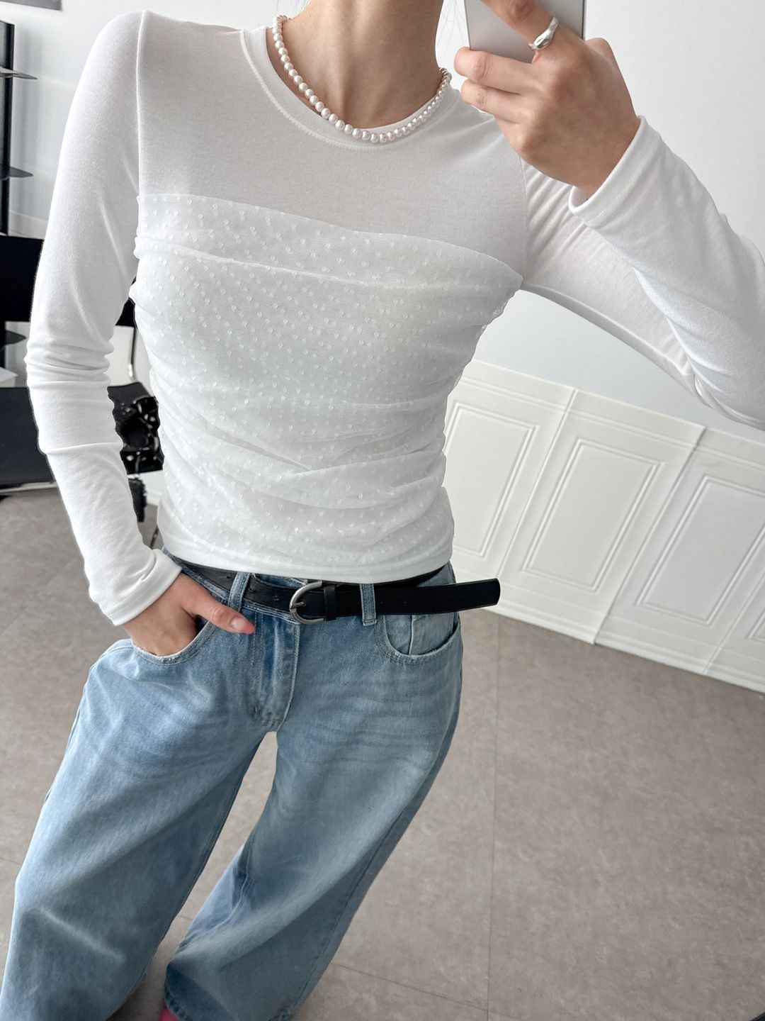 ドットチュールドッキングTシャツ | 詳細画像8