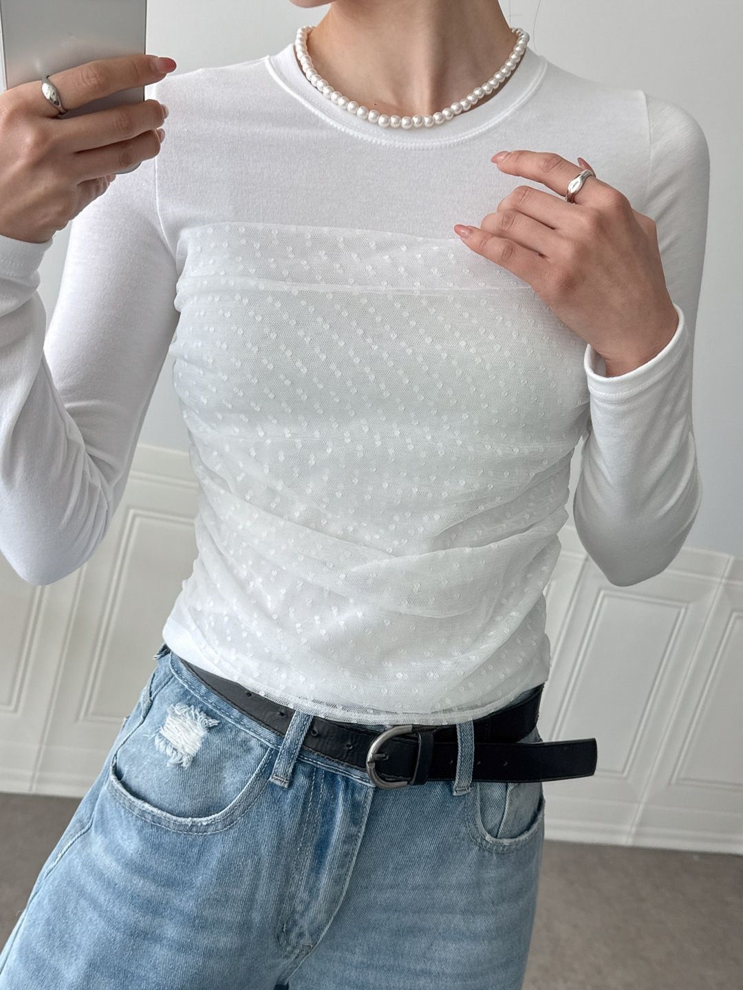 ドットチュールドッキングTシャツ | 詳細画像9