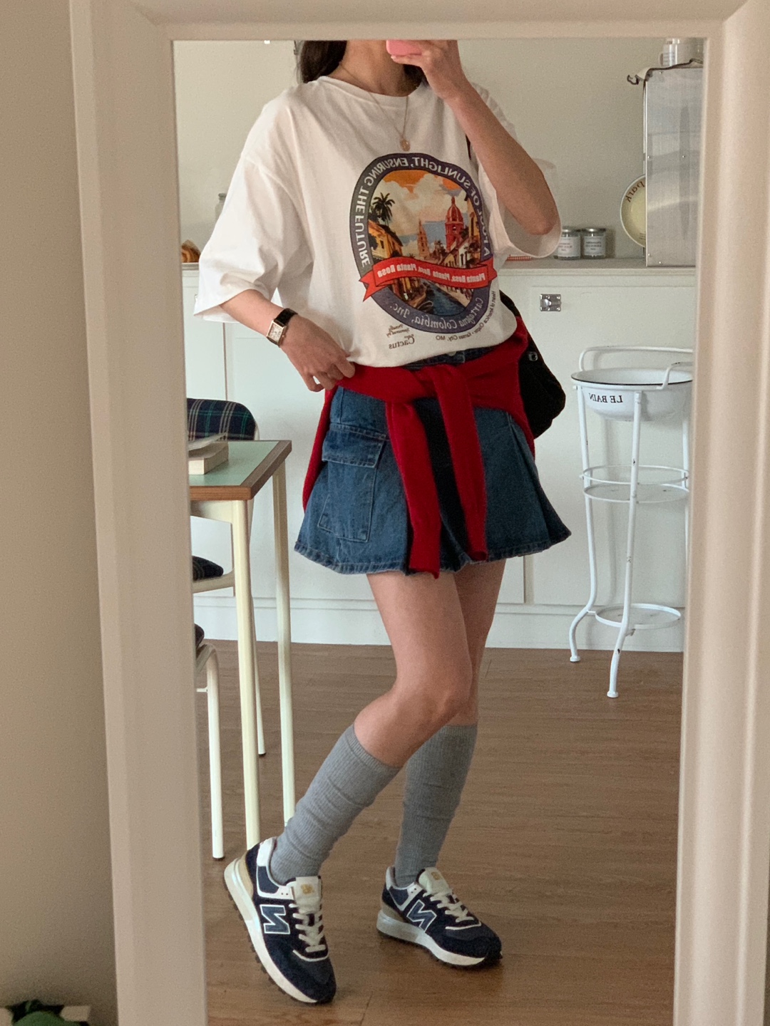 サークルプリントボクシーTシャツ | 詳細画像2
