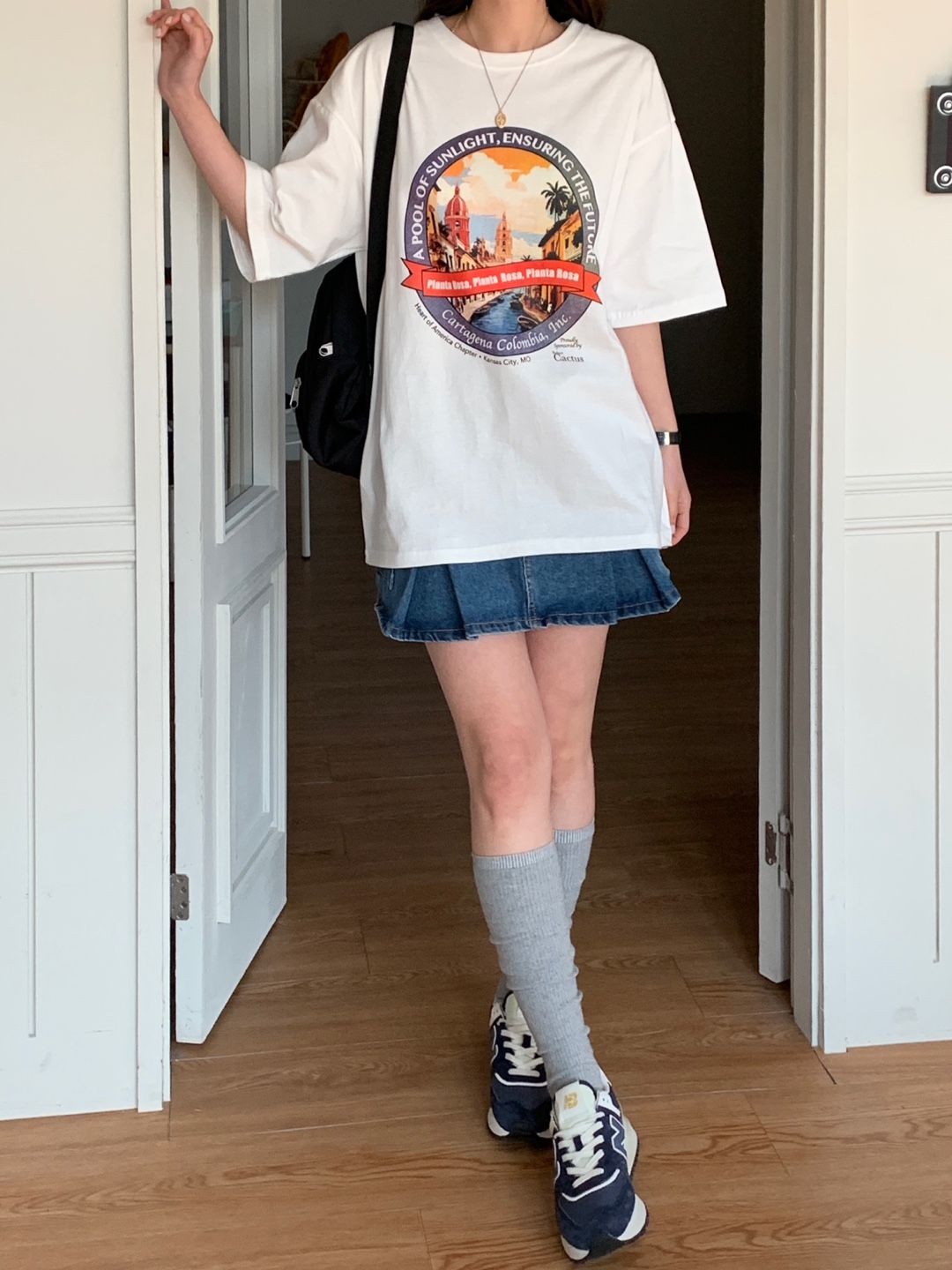 サークルプリントボクシーTシャツ | 詳細画像4