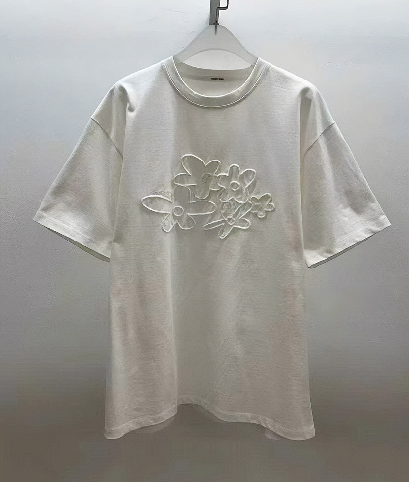 フラワー刺繍半袖Tシャツ | 詳細画像9