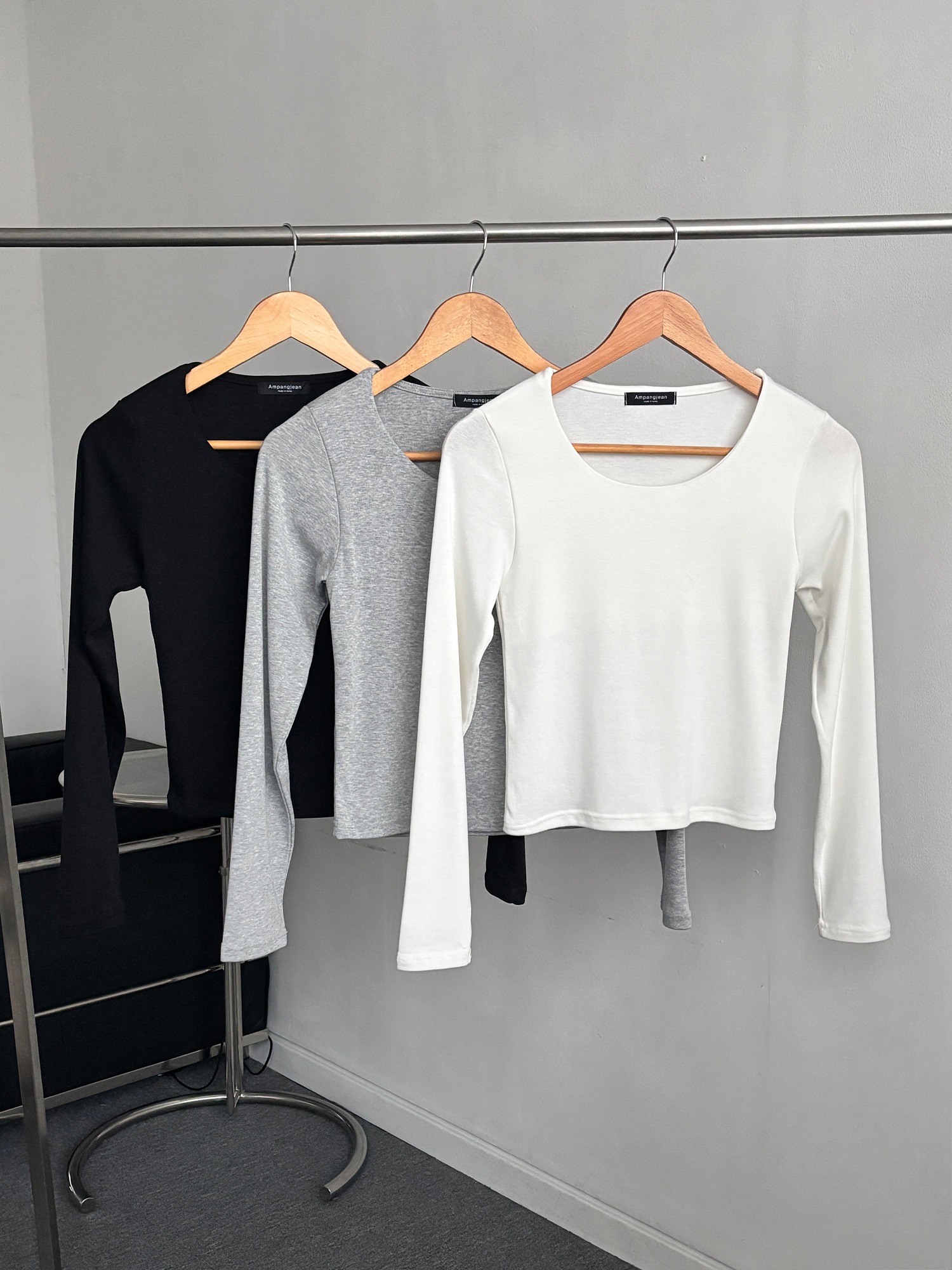 クルーネックスリム長袖Tシャツ | 詳細画像11