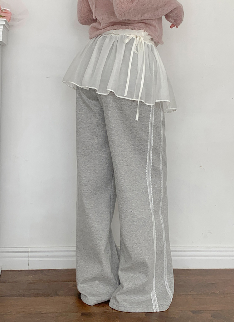 クーポンでお得【レア】スウェットパンツ グレー ＳAlexandros レーストラックグレースウェットパンツ | レディースファッション通販