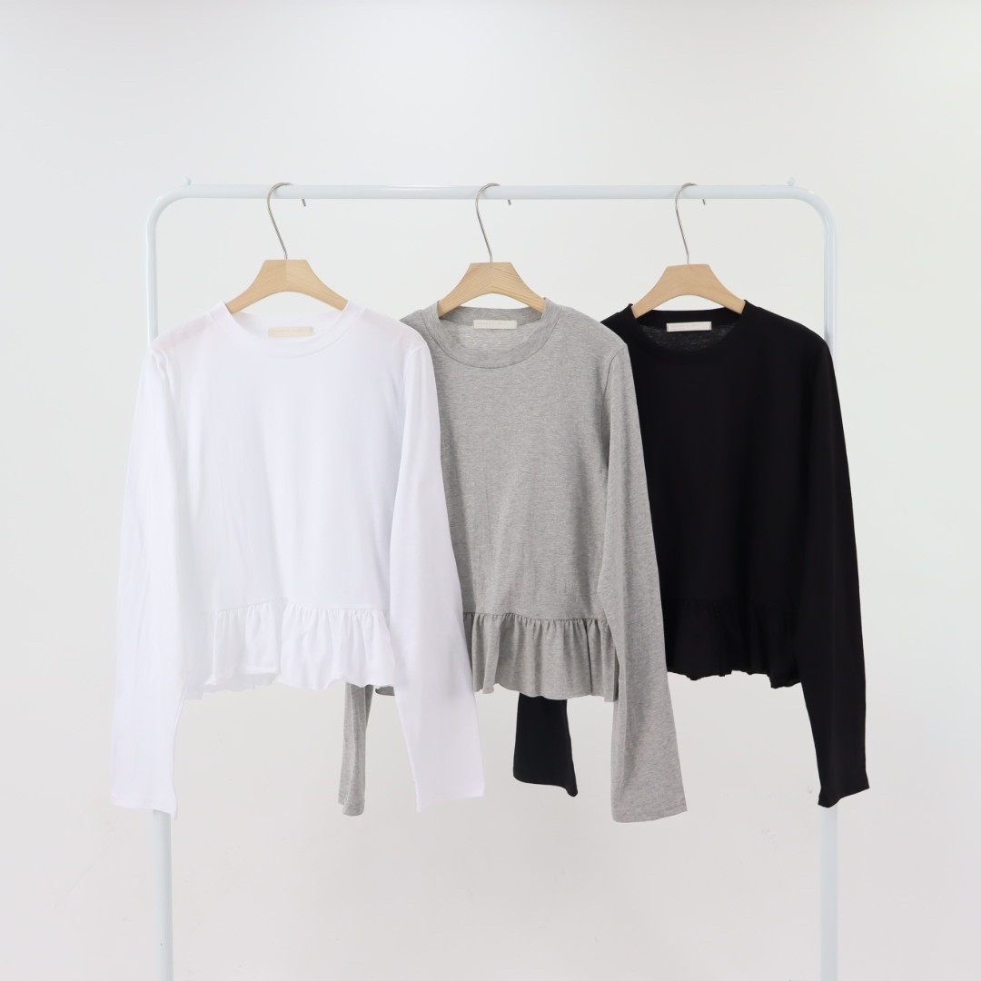 ペプラム長袖Tシャツ | 詳細画像20