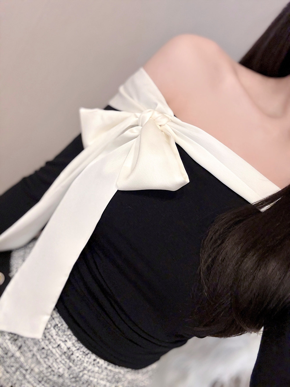 リボンオフショルTシャツ | 詳細画像4