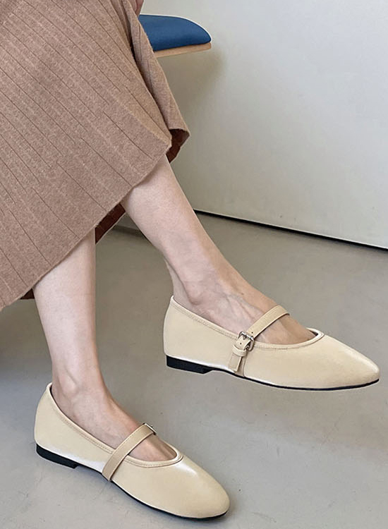 アーモンドトゥメリージェーンフラットシューズ | レディース