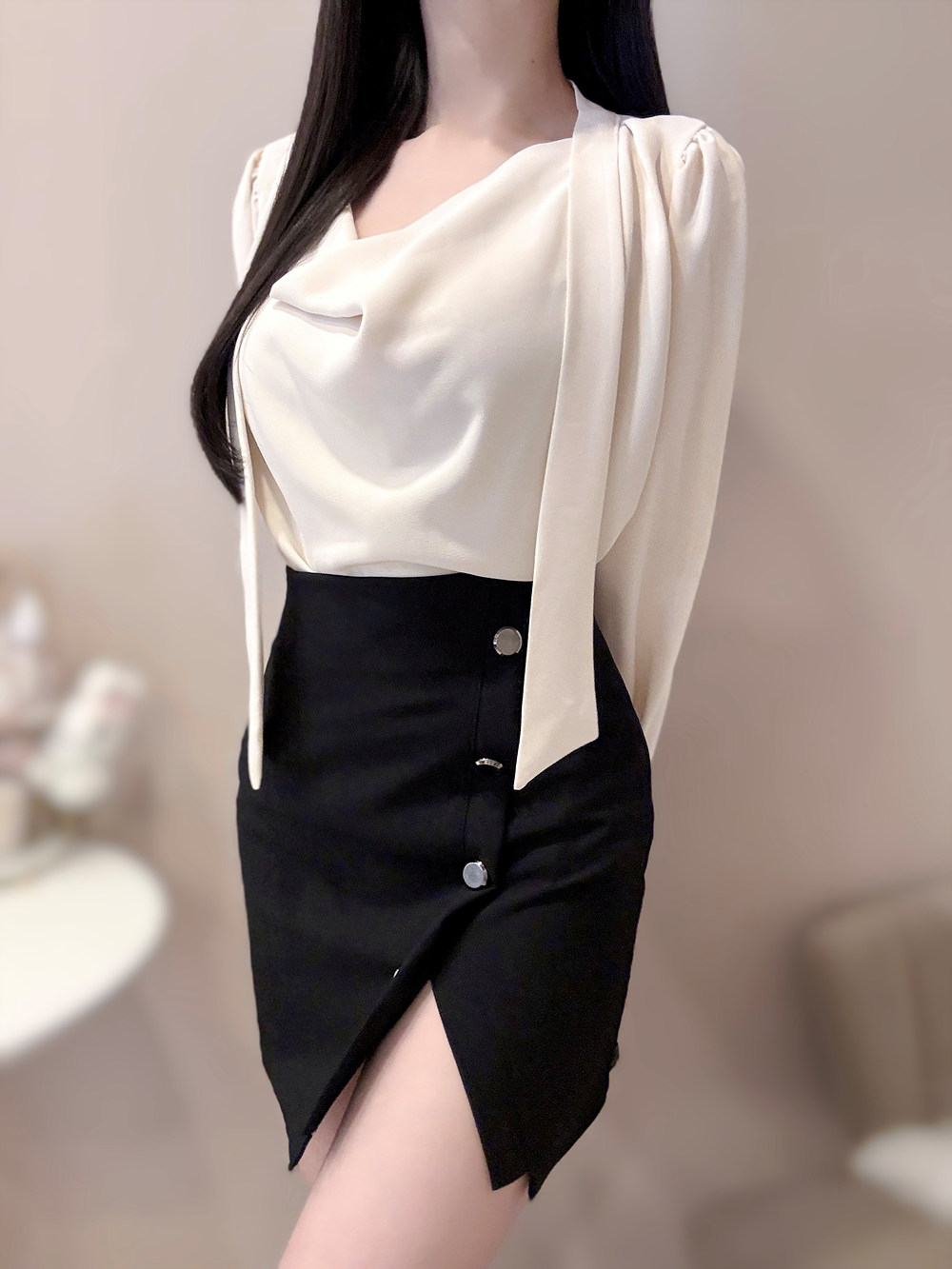 ボタンスリットミニスカート | 詳細画像5