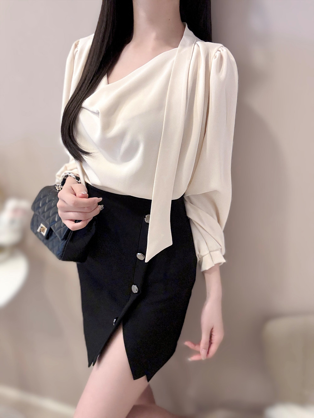 ボタンスリットミニスカート | 詳細画像7