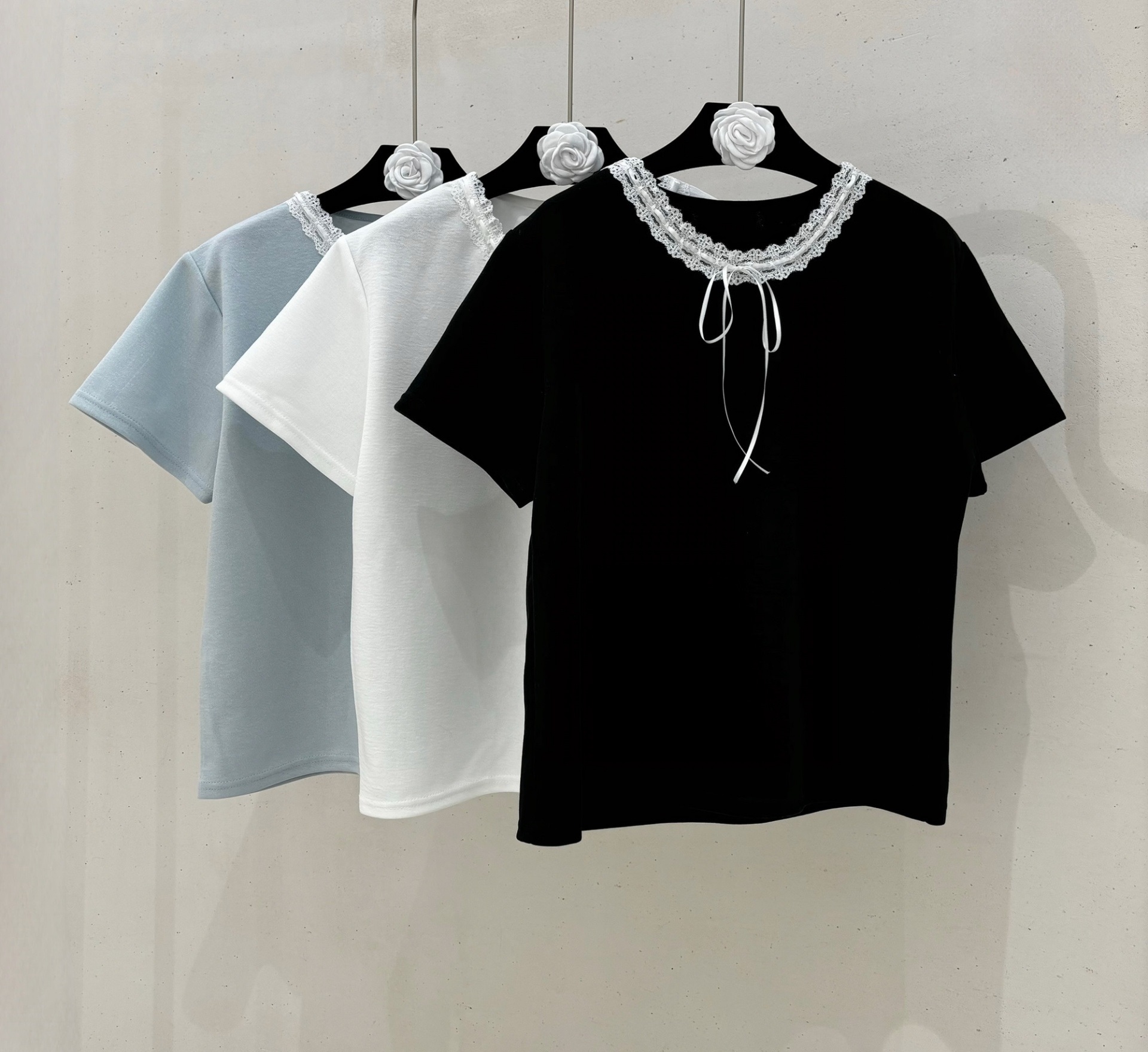 レースドロストリボン半袖Tシャツ | 詳細画像15