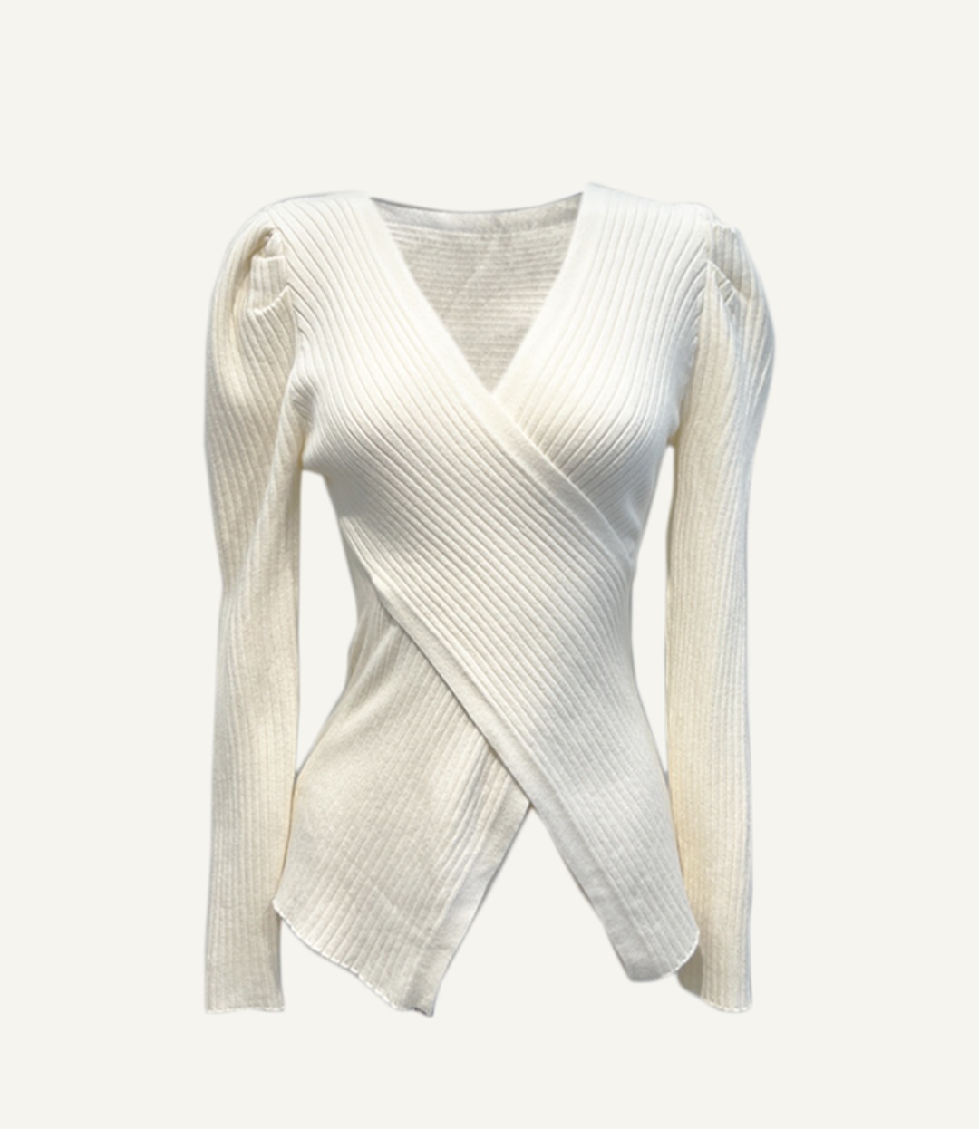 パフスリーブクロスリブニット | 詳細画像13