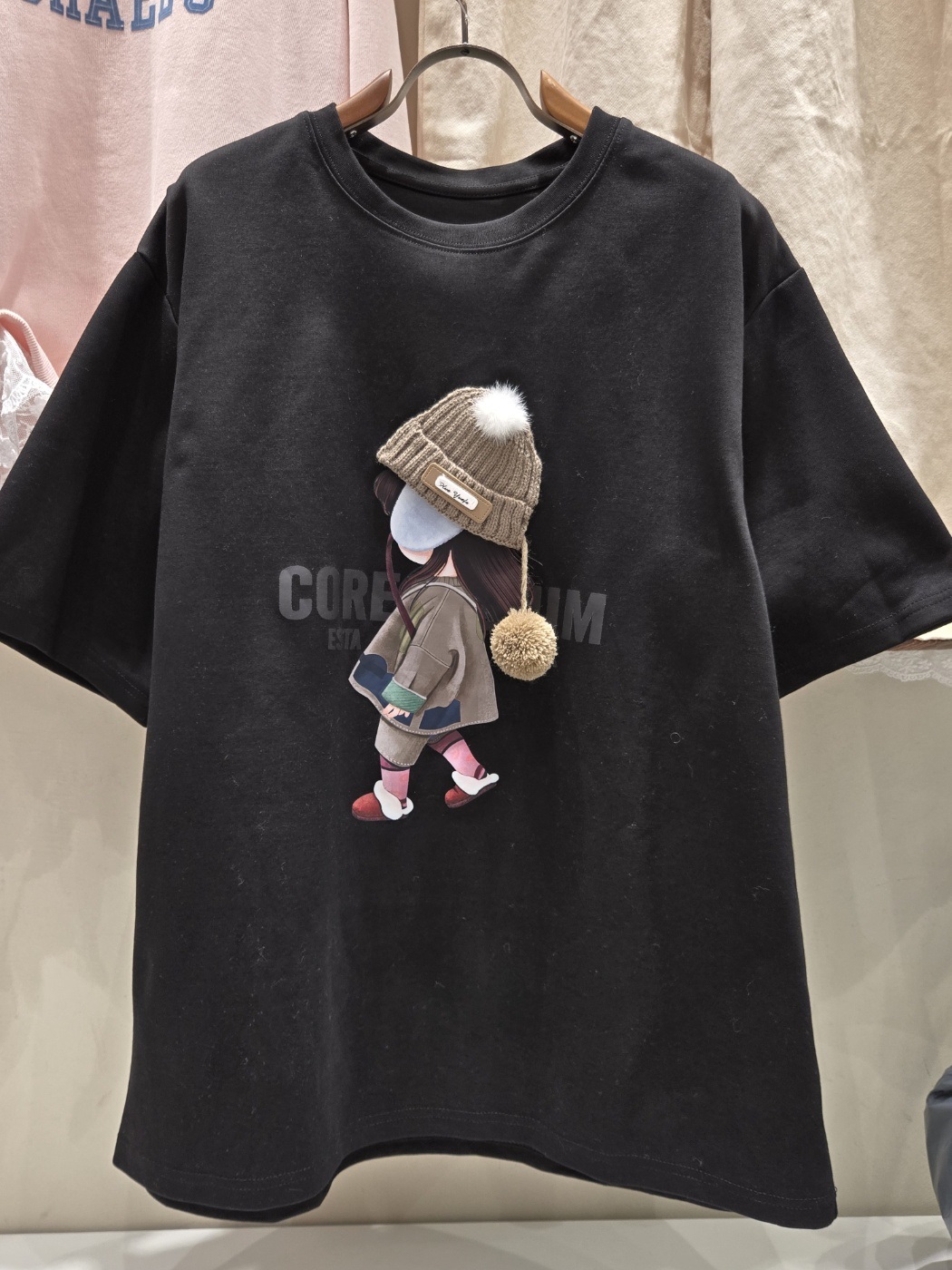ポンポンニット帽プリント半袖Tシャツ | 詳細画像9