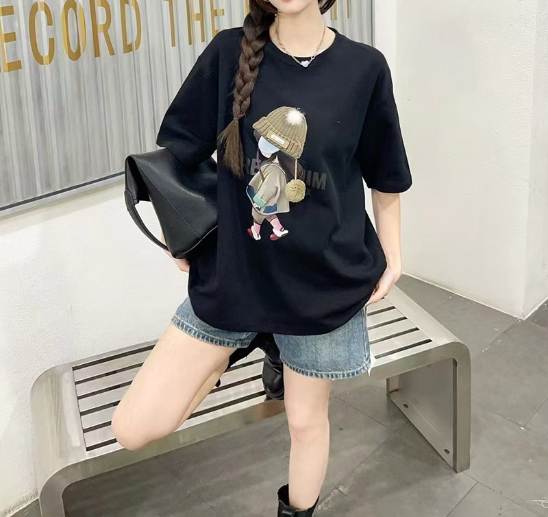 ポンポンニット帽プリント半袖Tシャツ | 詳細画像2