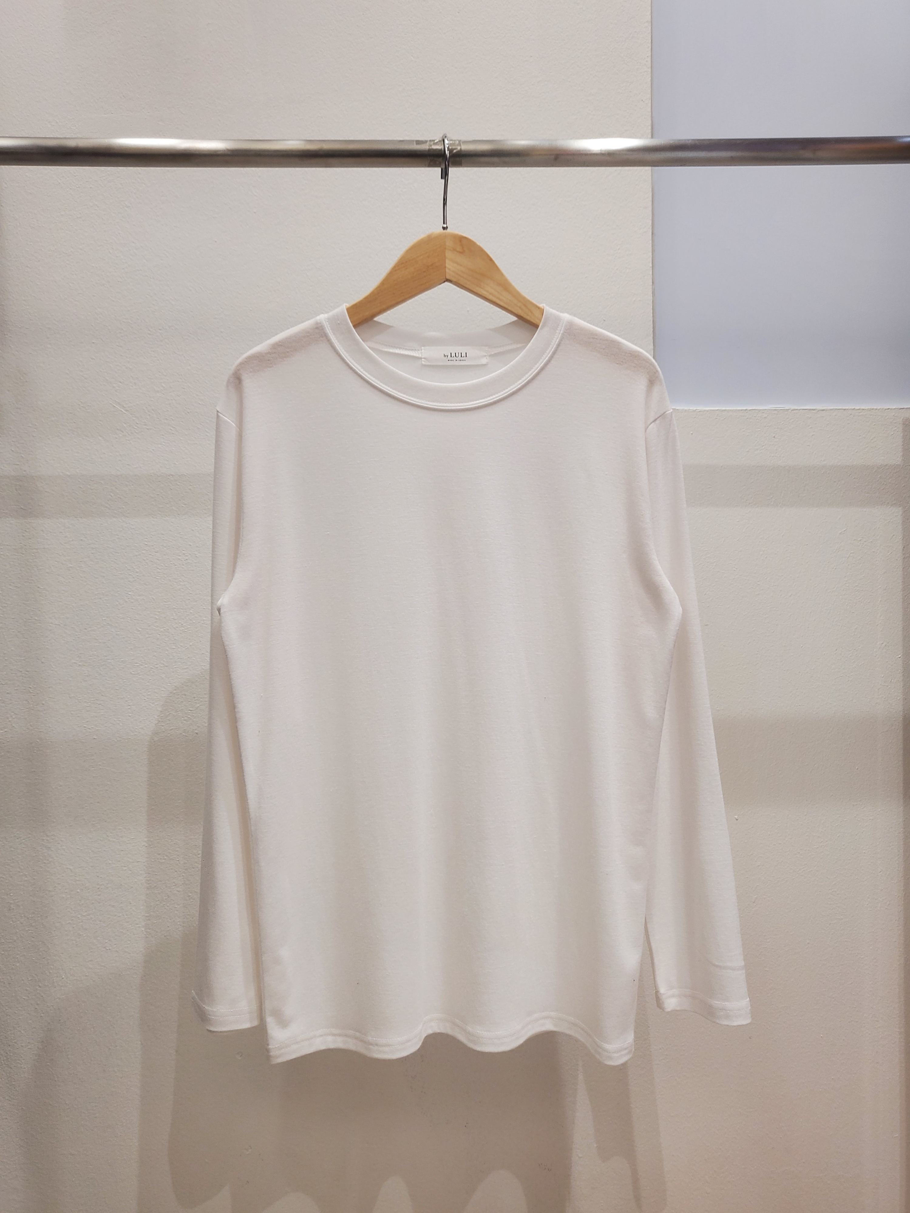 ラウンドネック長袖Tシャツ | 詳細画像13