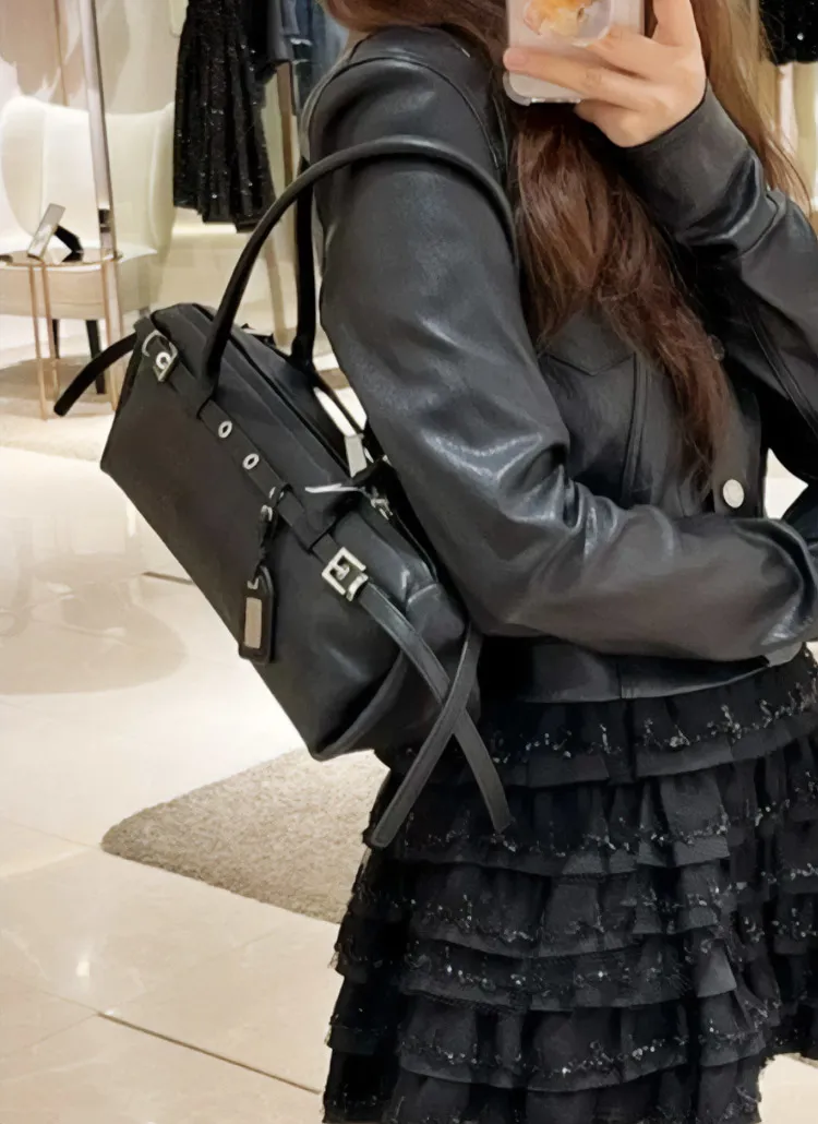 タグ付ベルトトートバッグ | 詳細画像1