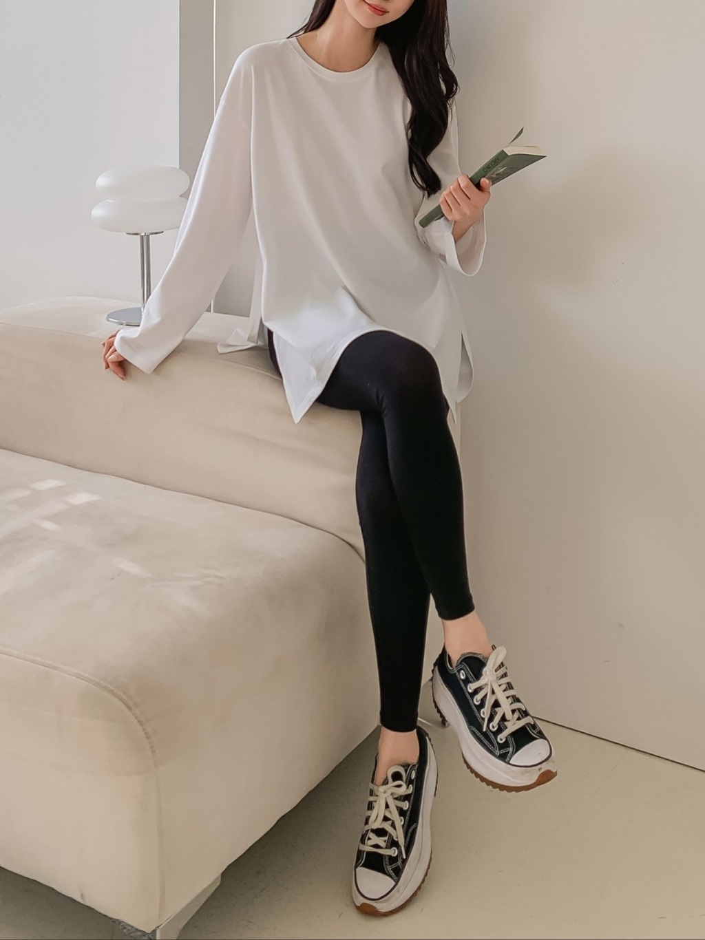 スリットロング長袖Tシャツ | 詳細画像11