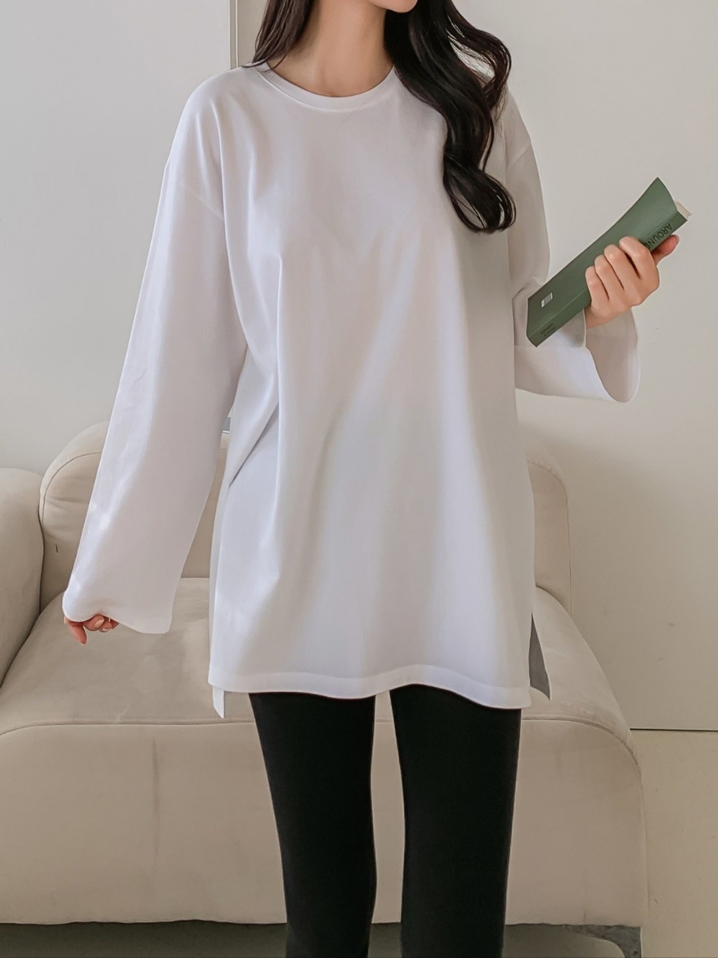 スリットロング長袖Tシャツ | 詳細画像16