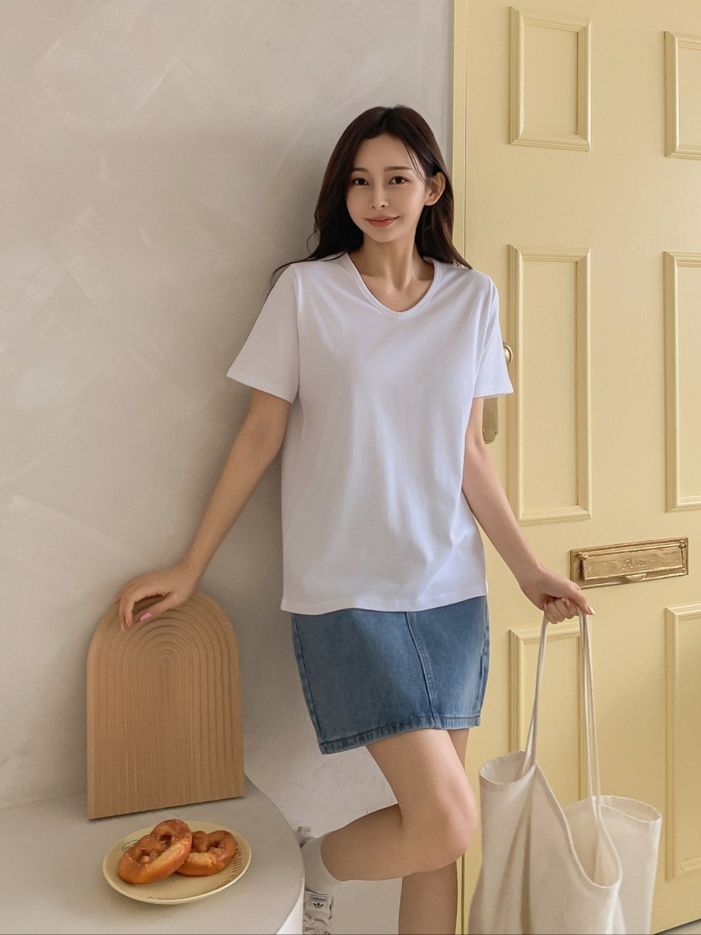 Vネック半袖Tシャツ | 詳細画像7