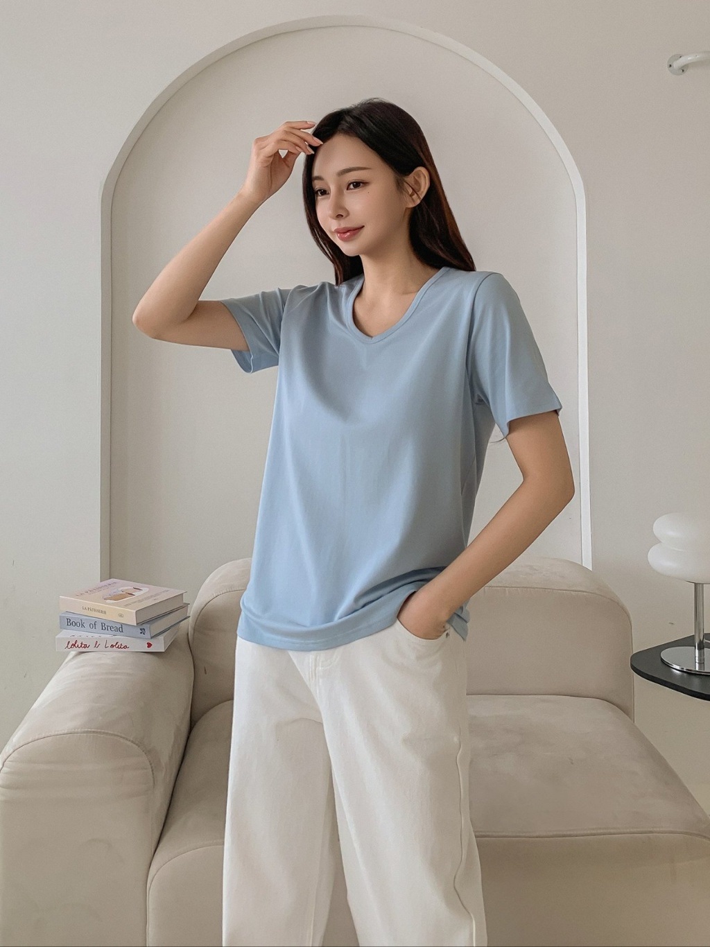 Vネック半袖Tシャツ | 詳細画像8