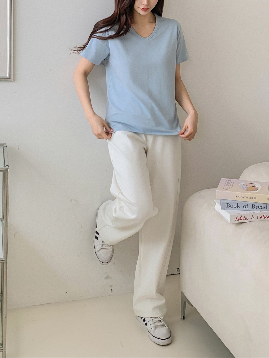 Vネック半袖Tシャツ | 詳細画像9