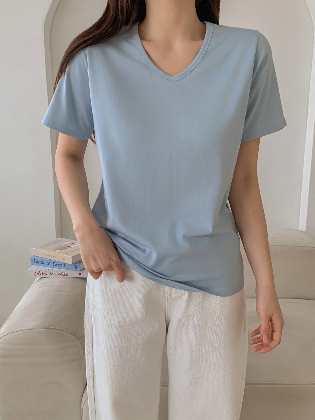 Vネック半袖Tシャツ | 詳細画像10