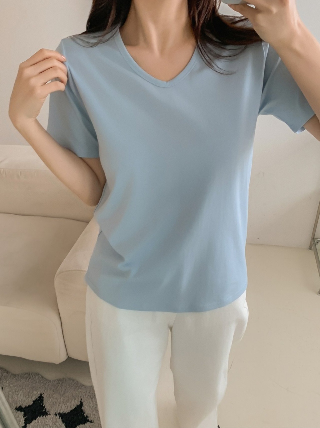 Vネック半袖Tシャツ | 詳細画像13