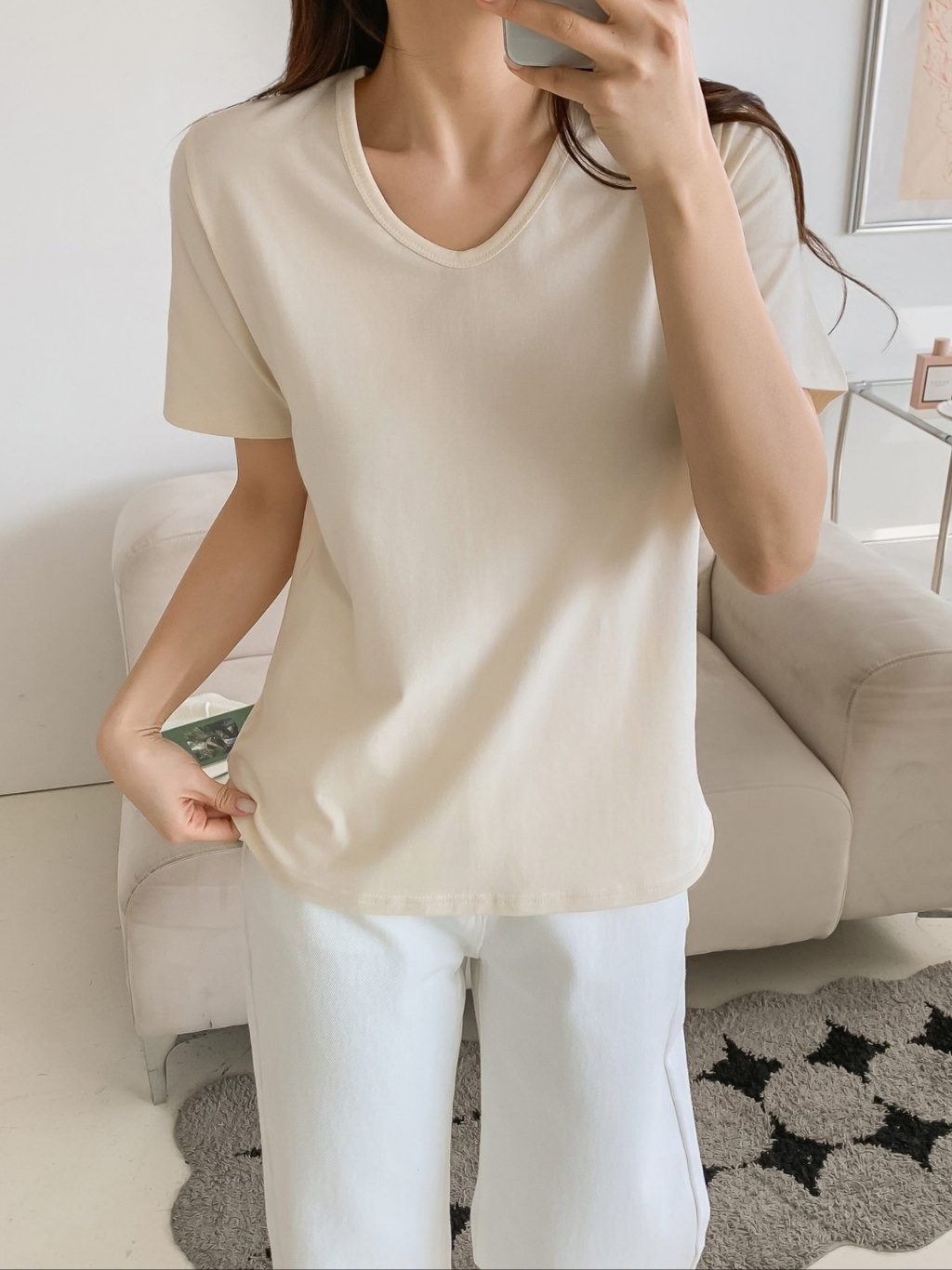 Vネック半袖Tシャツ | 詳細画像18