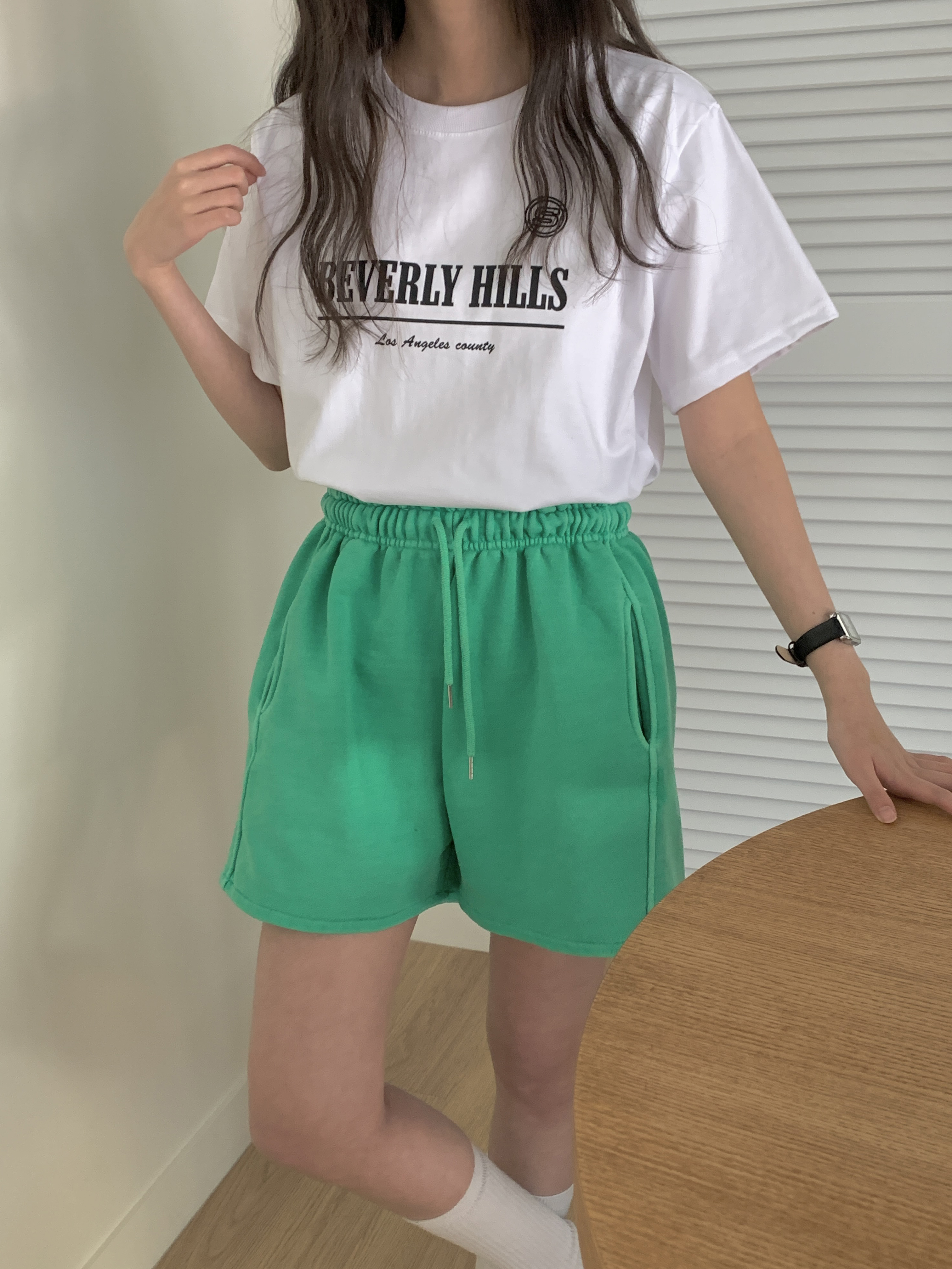 BEVERLY HILLSラウンド半袖Tシャツ | 詳細画像4