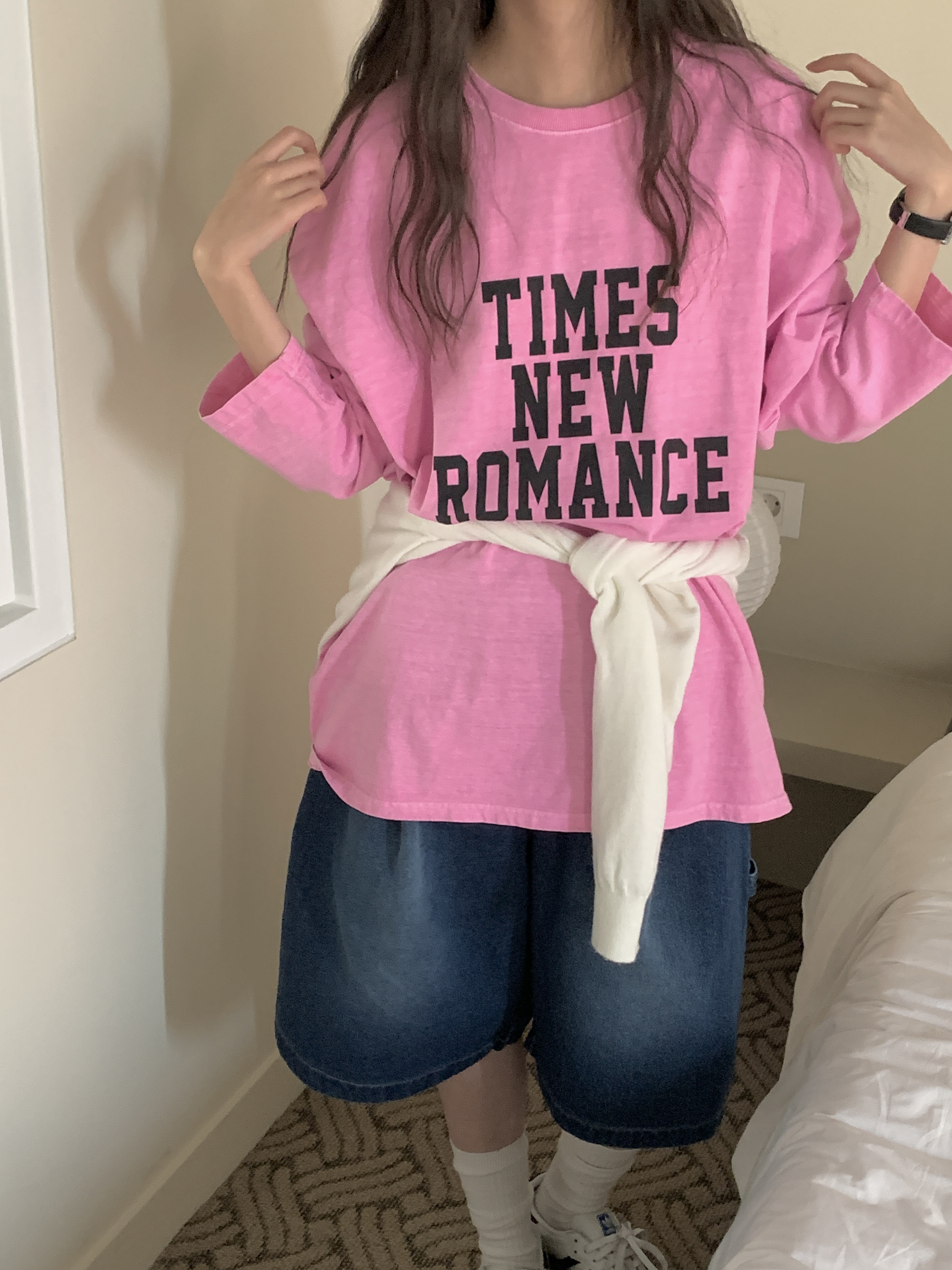 ROMANCEレタリングボクシーTシャツ | 詳細画像14