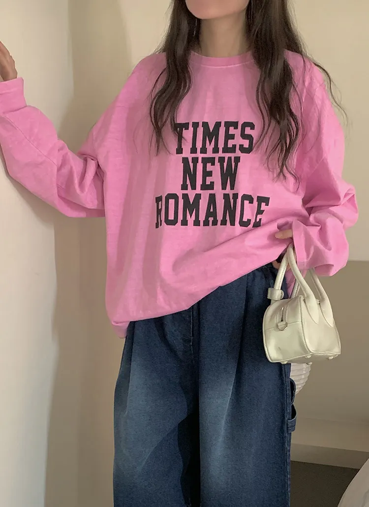 ROMANCEレタリングボクシーTシャツ | 詳細画像1