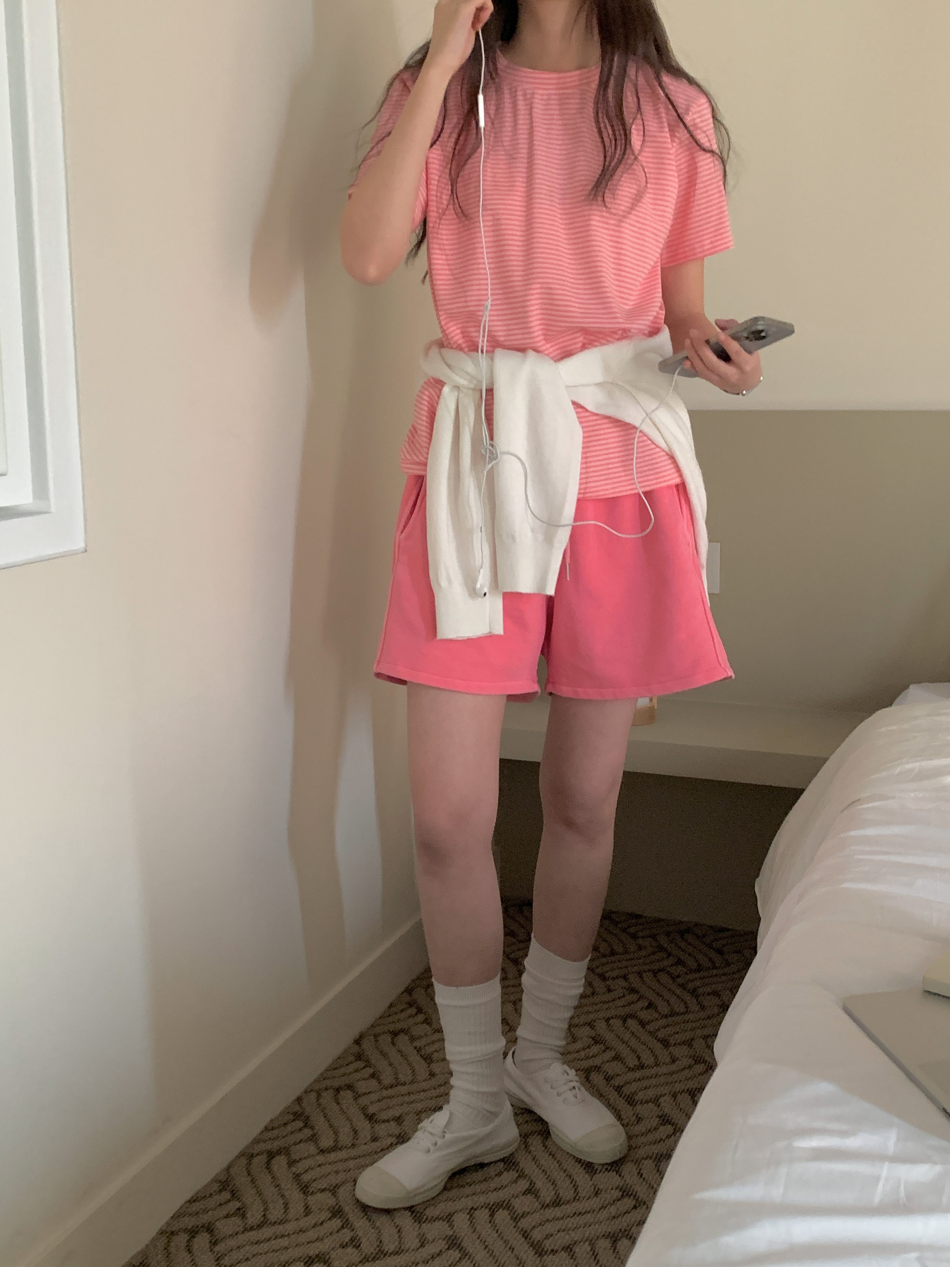 ラウンドネックボーダー半袖Tシャツ | 詳細画像5