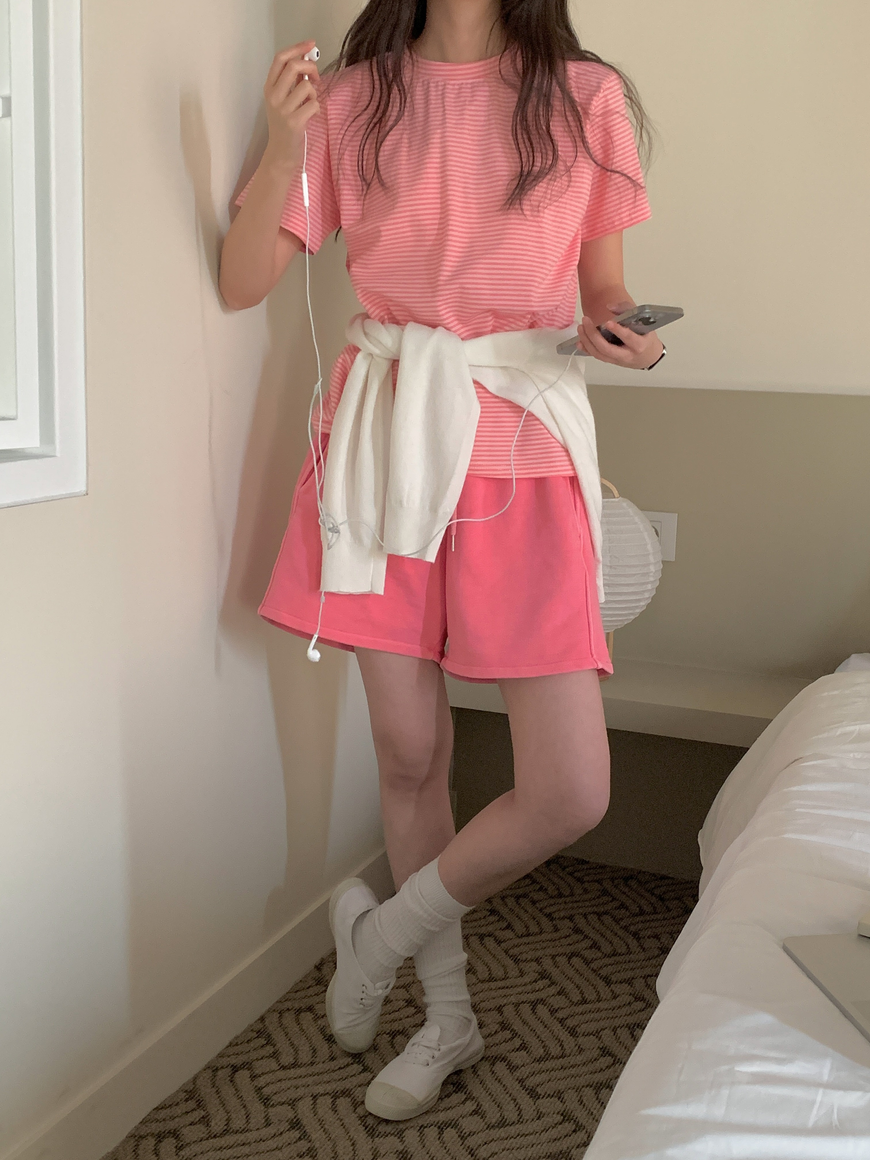 ラウンドネックボーダー半袖Tシャツ | 詳細画像7