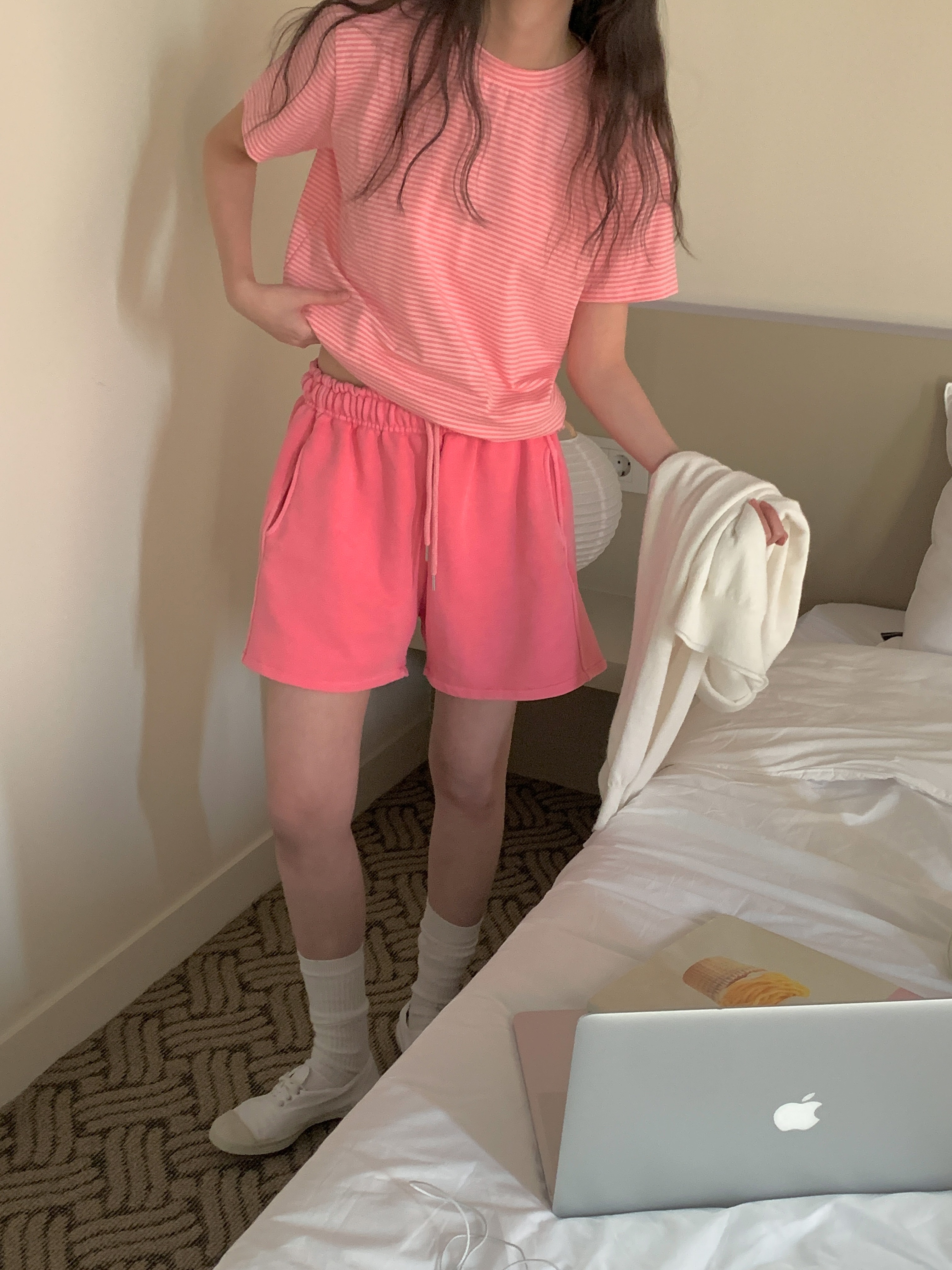 ラウンドネックボーダー半袖Tシャツ | 詳細画像9