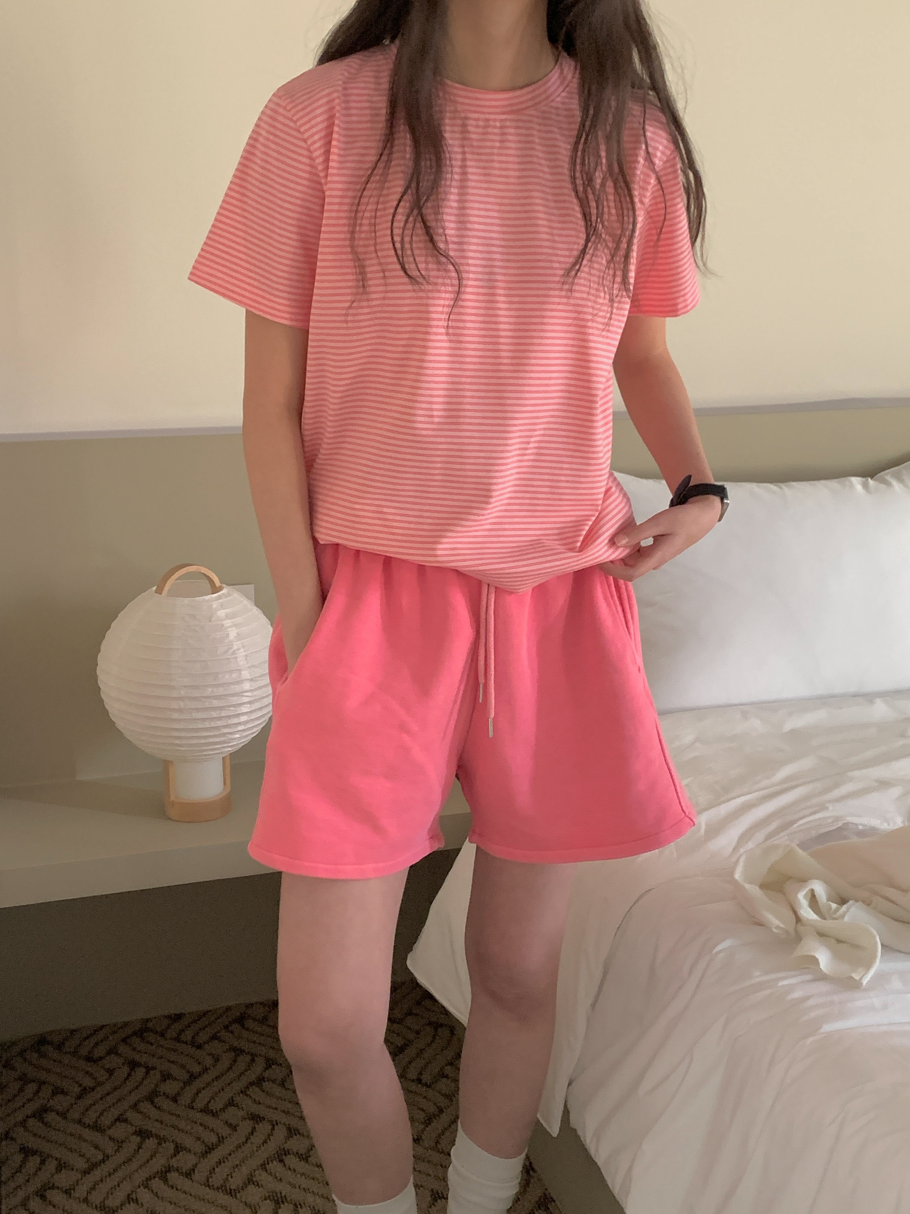 ラウンドネックボーダー半袖Tシャツ | 詳細画像3