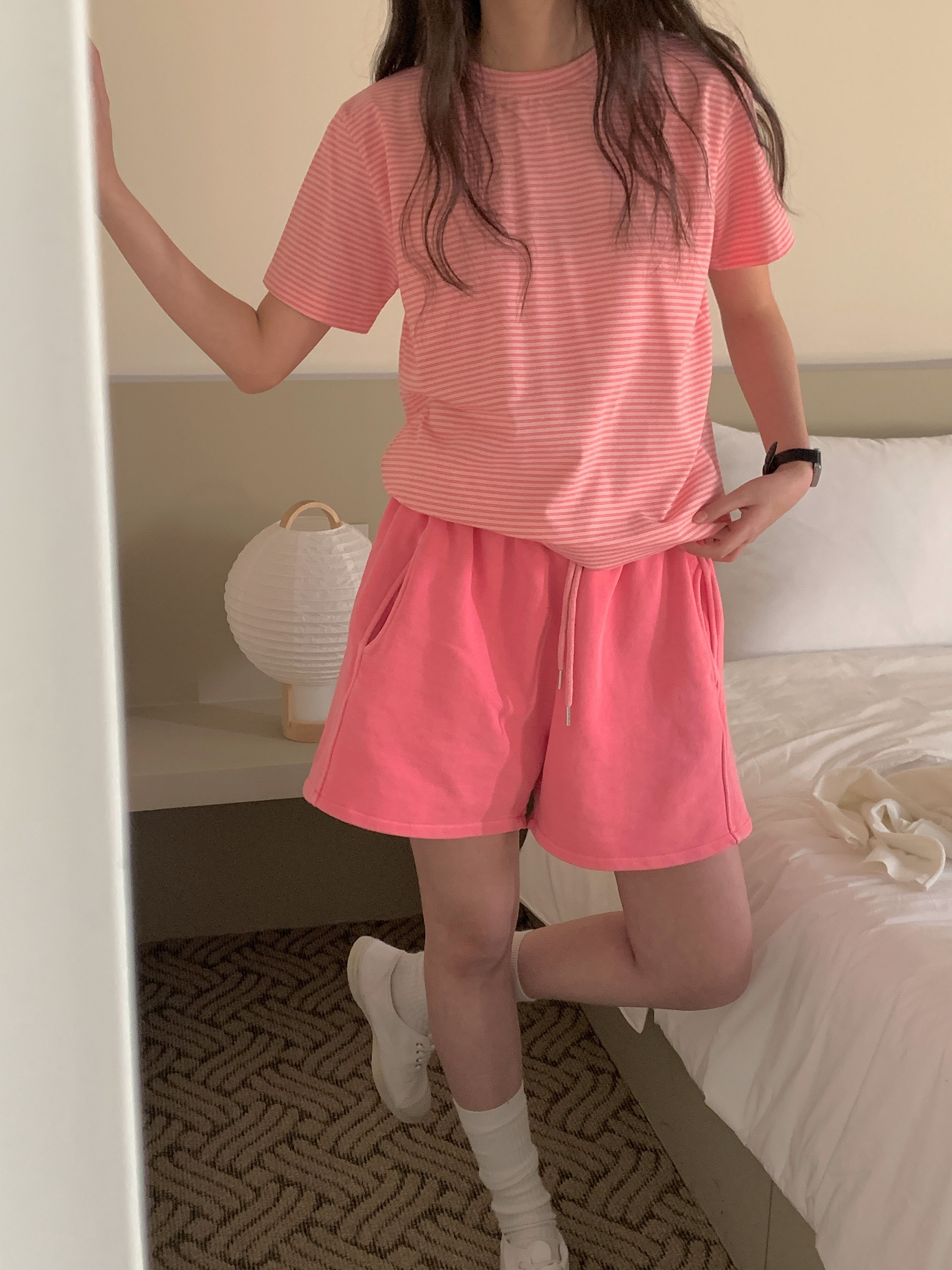 ラウンドネックボーダー半袖Tシャツ | 詳細画像10