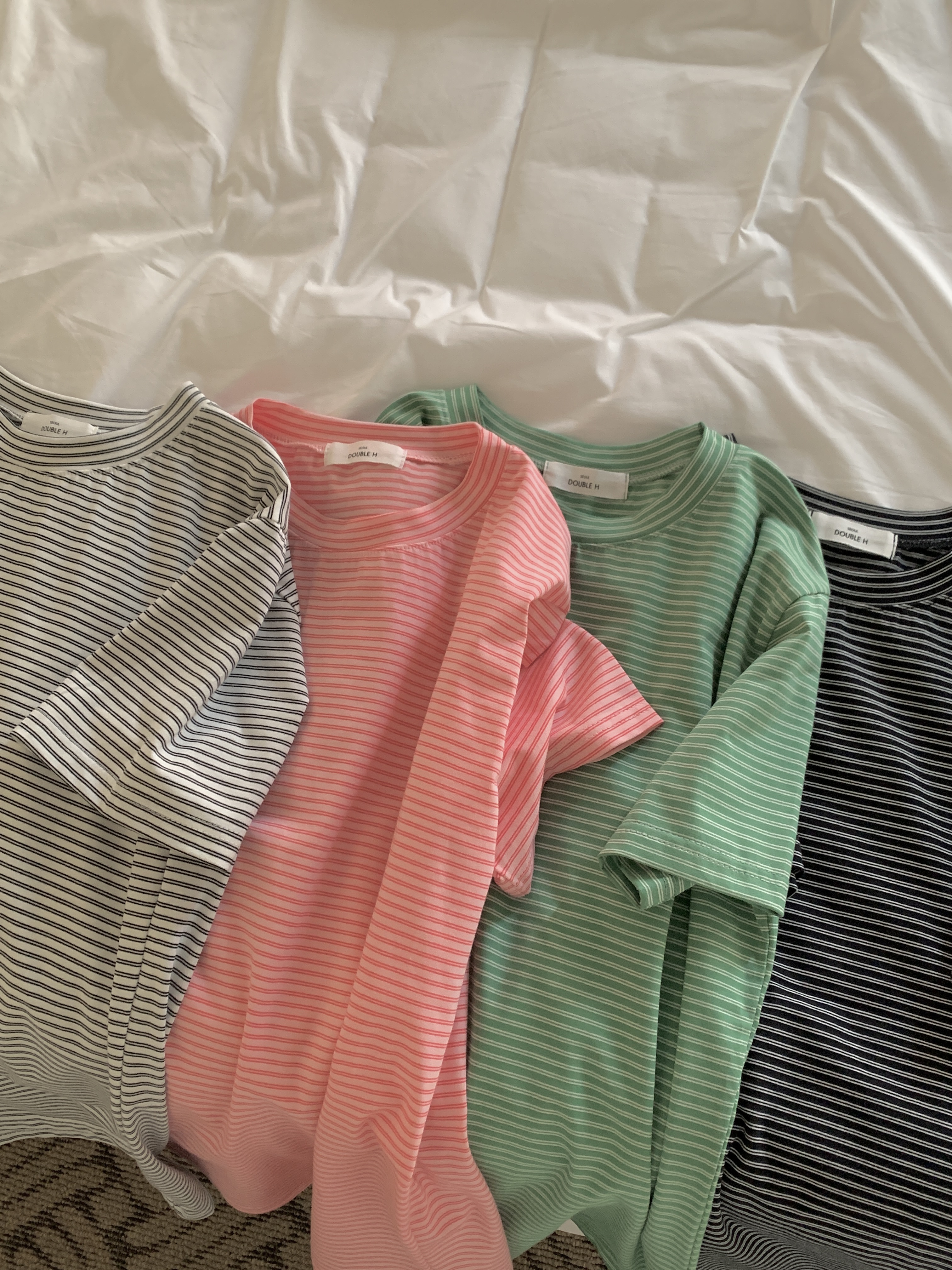 ラウンドネックボーダー半袖Tシャツ | 詳細画像17