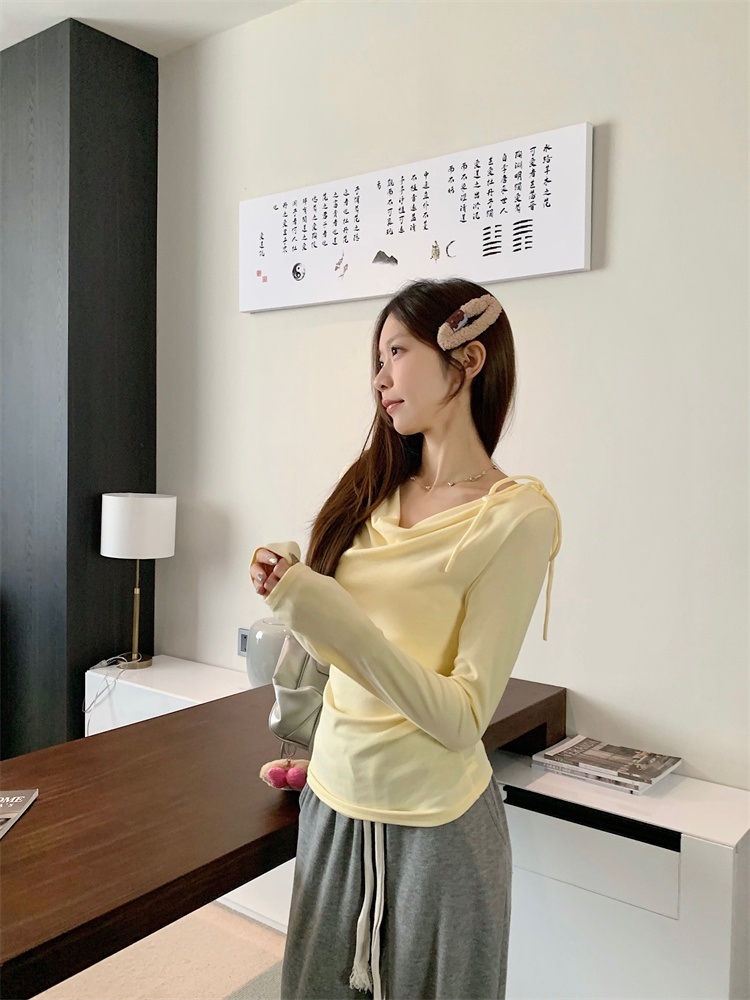 ドレープショルダーリボンTシャツ | 詳細画像2