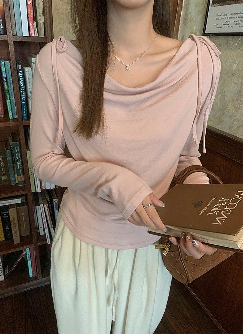 ドレープショルダーリボンTシャツ | 詳細画像6