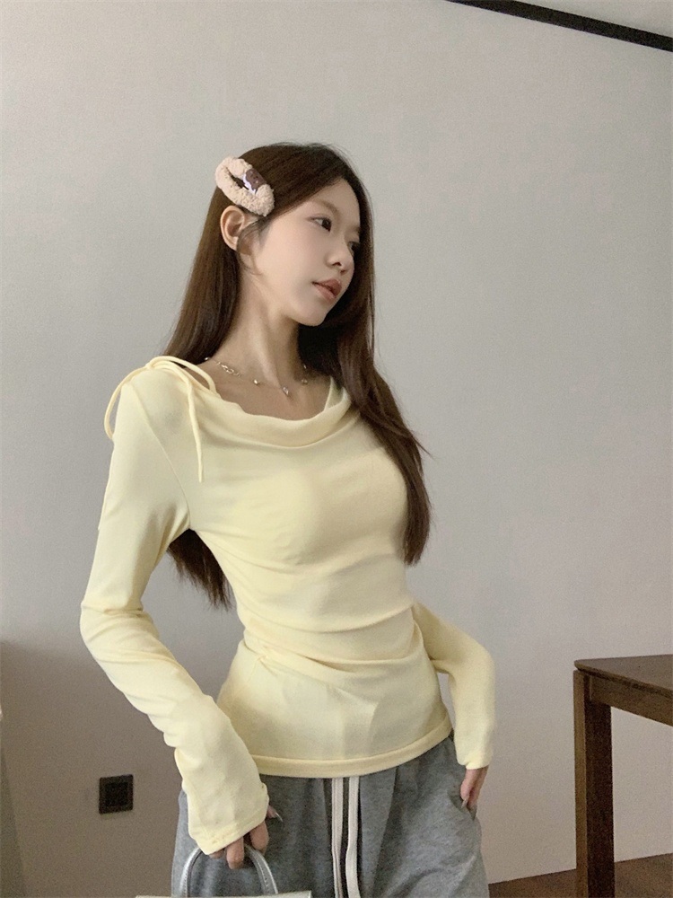 ドレープショルダーリボンTシャツ | 詳細画像4