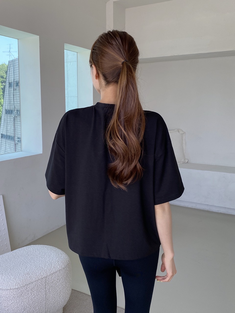 タイヘムクロップド半袖Tシャツ | 詳細画像7
